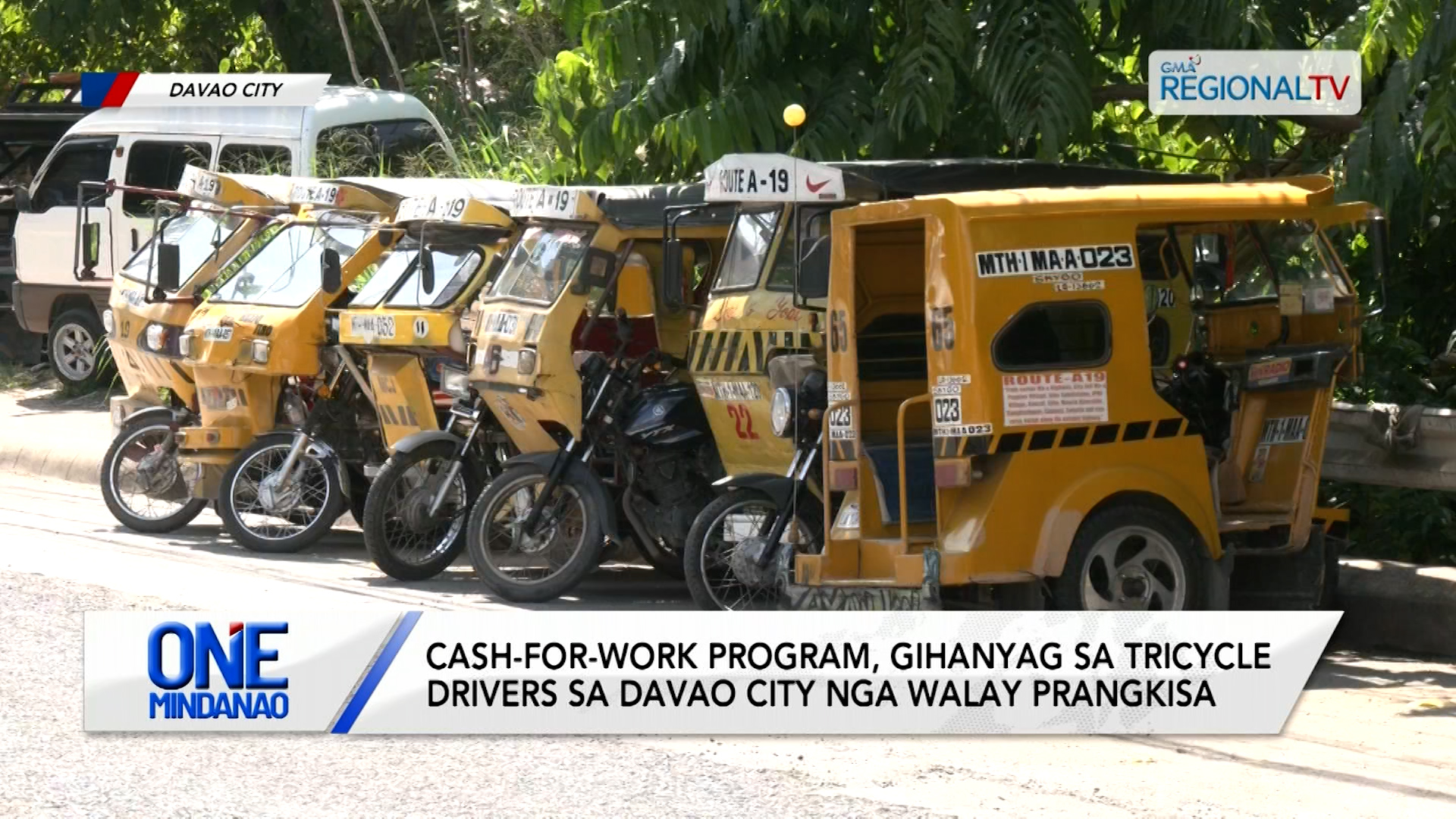 Cash-for-work program alang sa tricycle drivers I One Mindanao