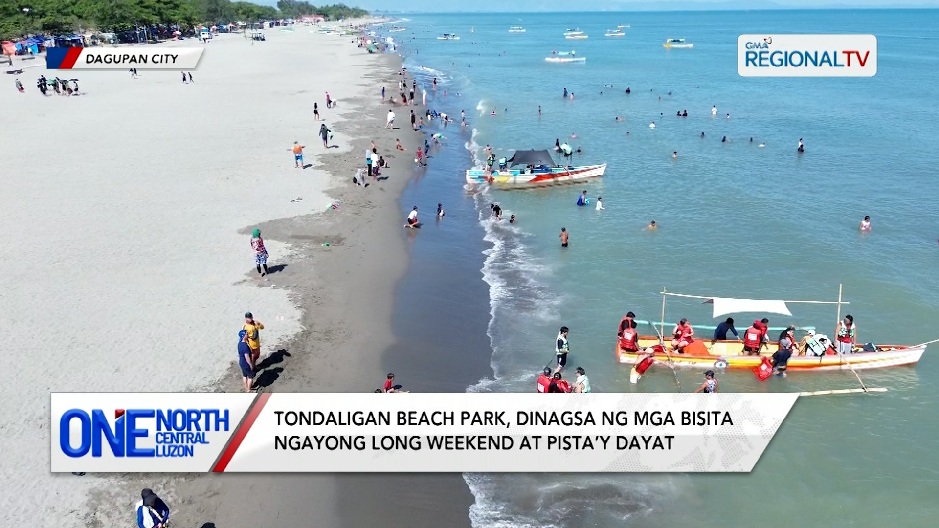 Tondaligan Beach Park, dinagsa ng mga bisita ngayong Pista’y Dayat | One North Central Luzon