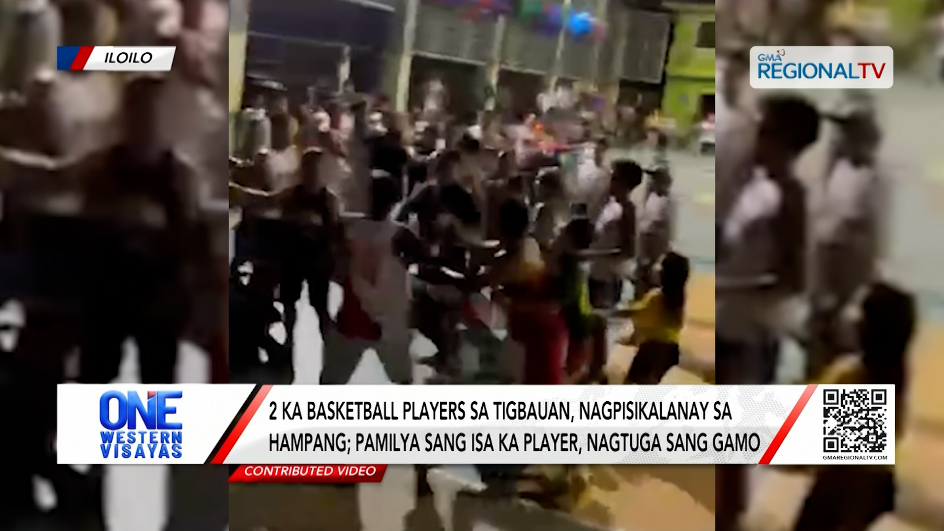 Gamo nagluntad sa tunga sang basketball game sa Tigbauan, Iloilo | One Western Visayas
