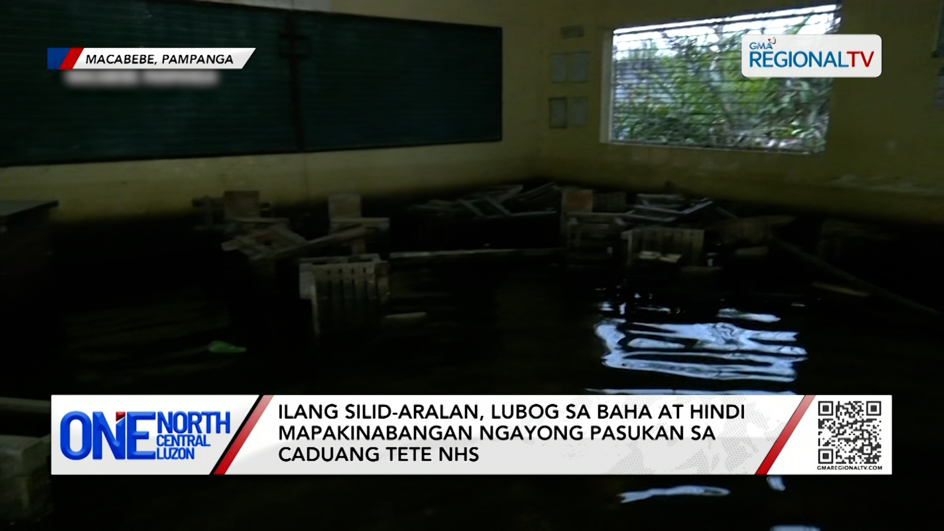 Ilang silid-aralan, lubog sa baha at hindi mapakinabangan ngayong pasukan | One North Central Luzon