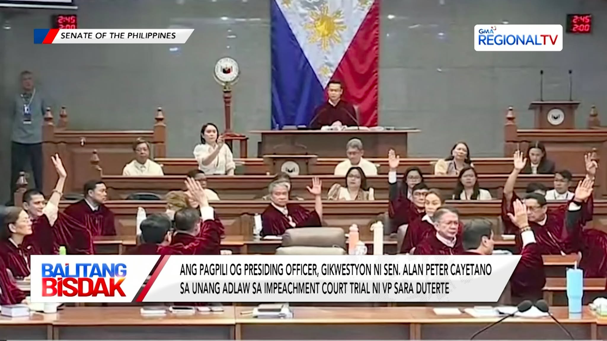 Ang Pagpili og Presiding Officer, Gikwestyon ni Sen. Alan Peter Cayetano | Balitang Bisdak