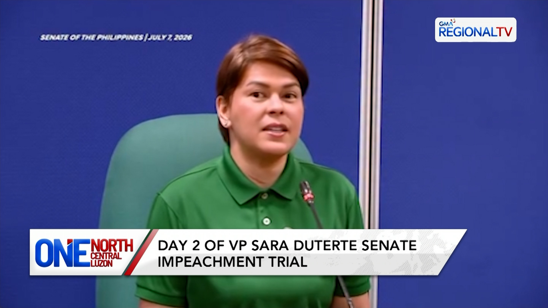 Day 2 of VP Sara Duterte Senate Impeachment Trial | One North Central Luzon