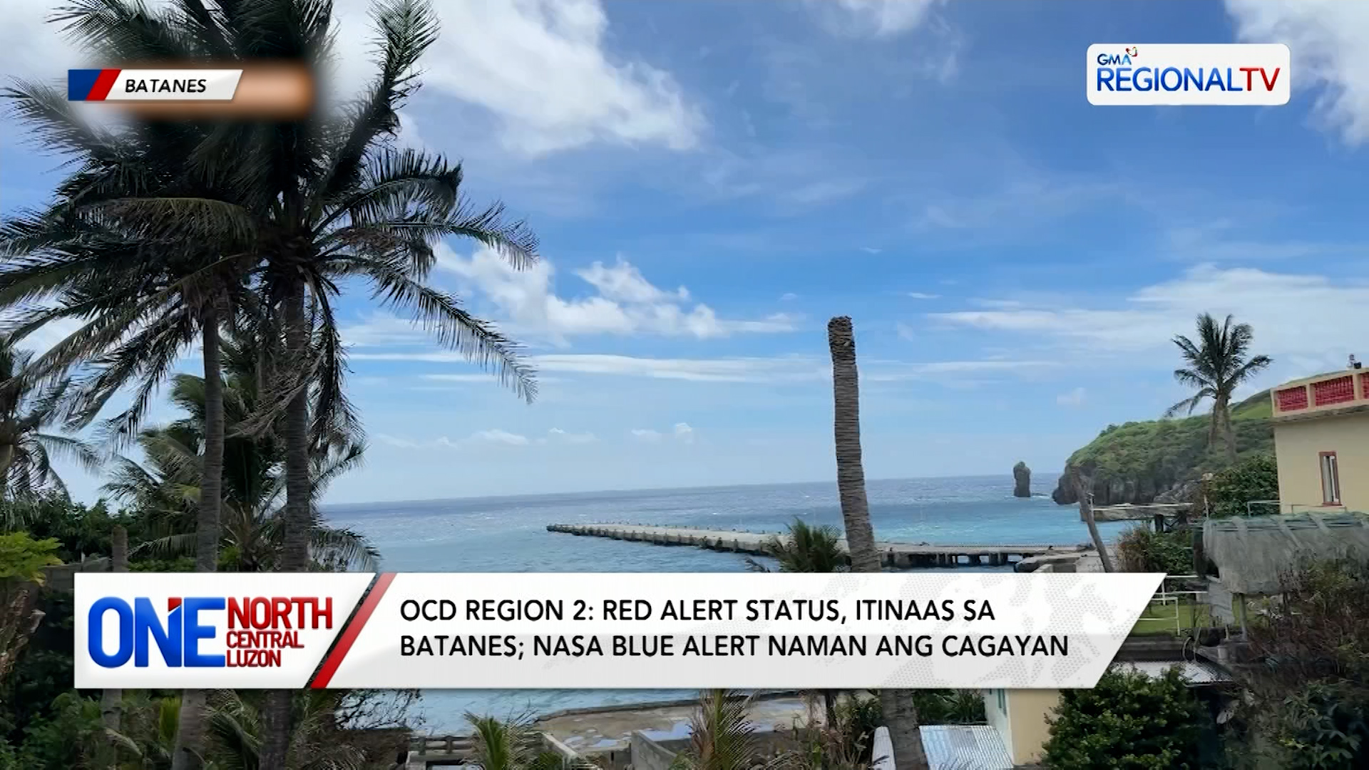 Red alert status, itinaas sa Batanes | One North Central Luzon