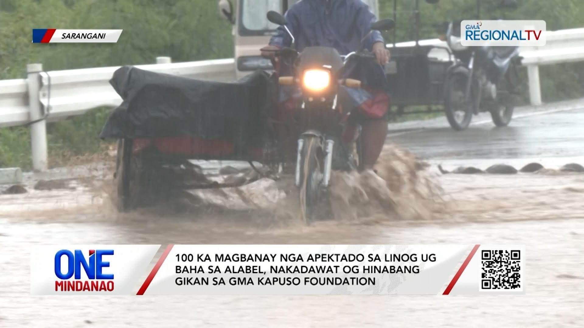 Biktima sa linog ug baha sa Alabel, gitabangan sa GMA Kapuso Foundation I One Mindanao