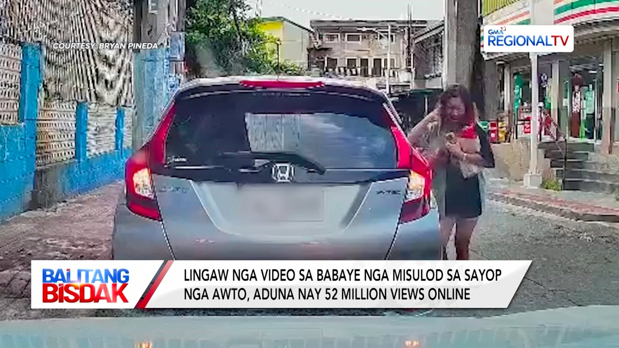 Babaye nga Nisulod sa Sayop nga Awto, Nagviral | Balitang Bisdak