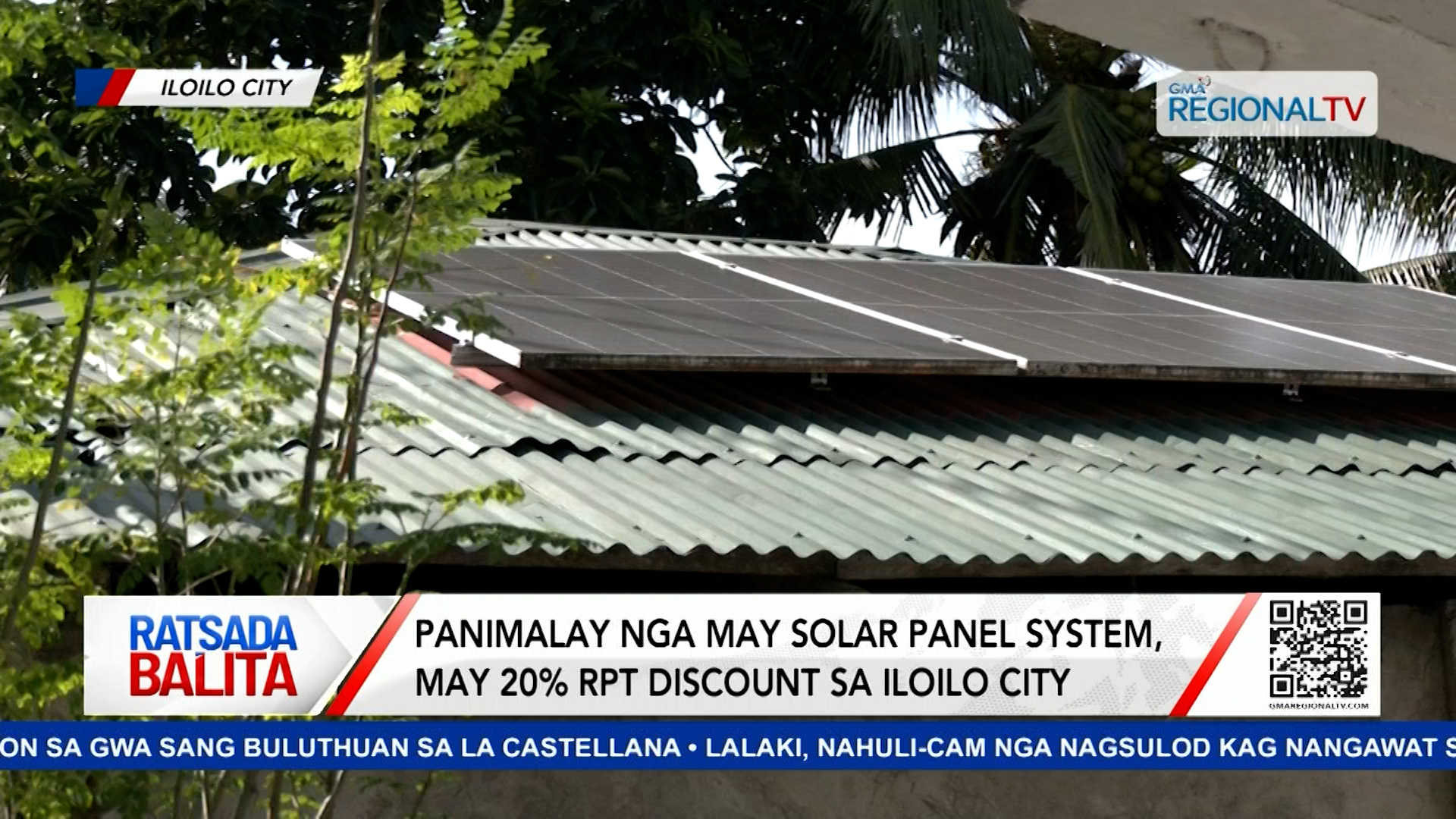 Panimalay nga may solar panel system, may 20% RPT discount sa Iloilo City | Ratsada Balita