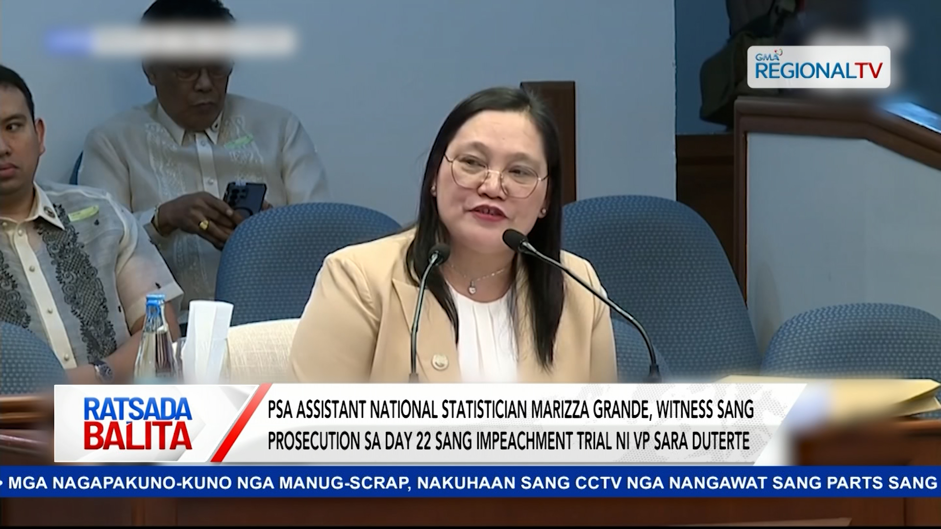 PSA Assistant National Statistician Marizza Grande, witness sa impeachment trial | Ratsada Balita