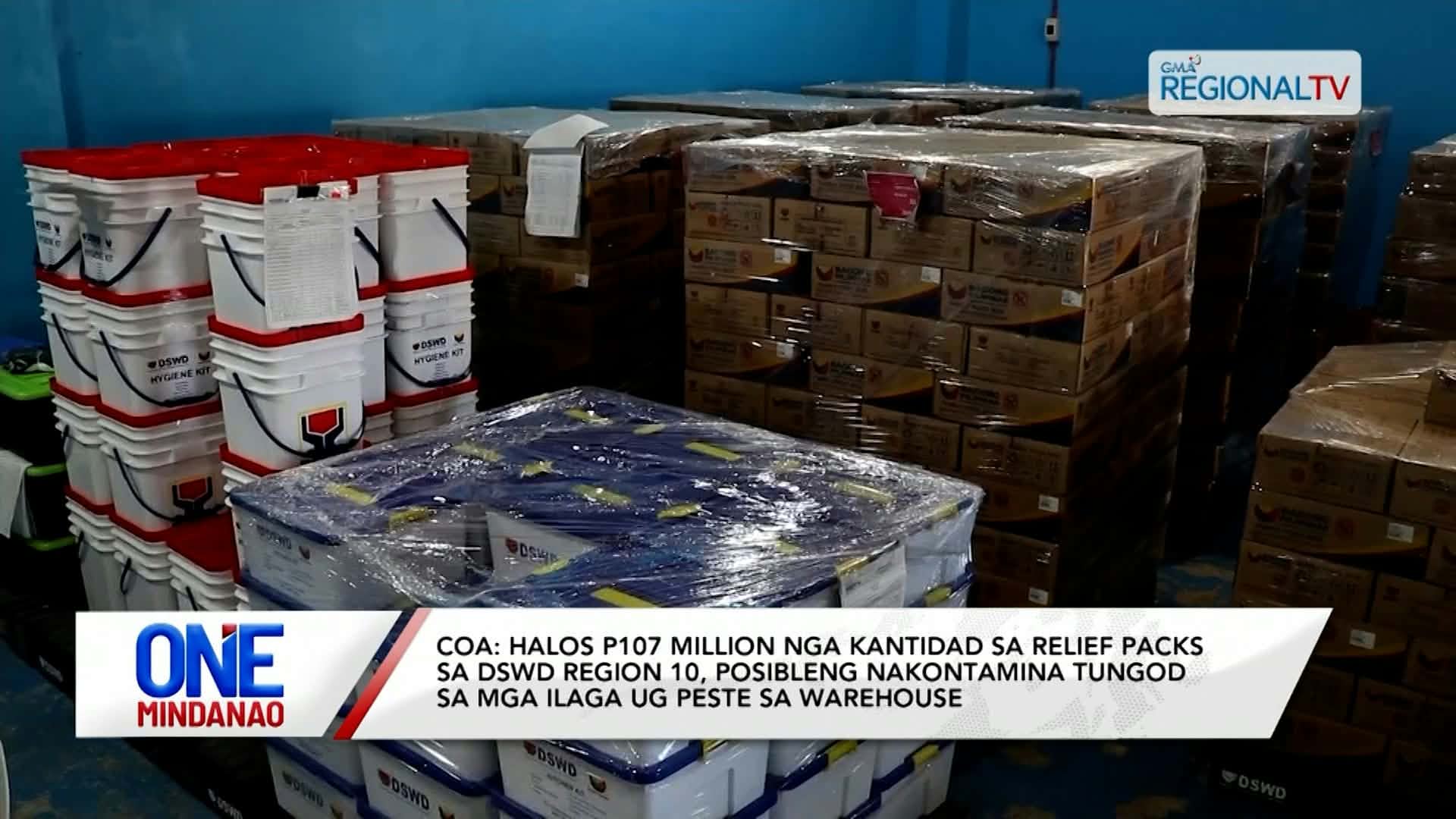 Relief packs sa DSWD Region 10, posibleng nakontamina I One Mindanao