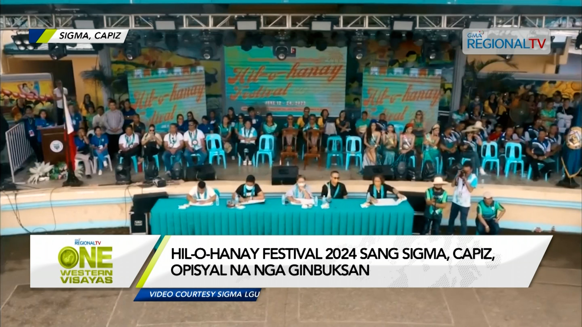 Hil-o-hanay Festival 2024 sang Sigma, Capiz, opisyal na nga ginbuksan