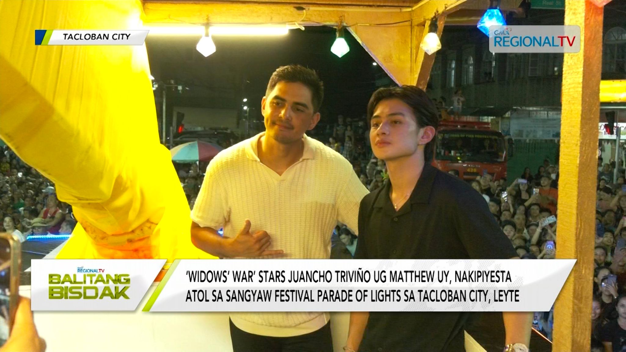 Widows’ War stars, nakipiyesta sa Sangyaw Festival sa Tacloban City