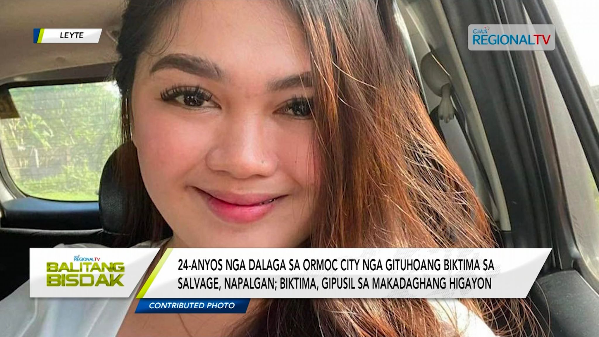 24-anyos nga Babae sa Ormoc, Gituhoang Gi-salvage