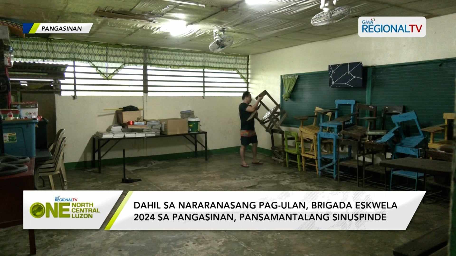 Dahil sa pag-ulan, Brigada Eskwela sa Pangasinan, pansamantalang sinuspinde