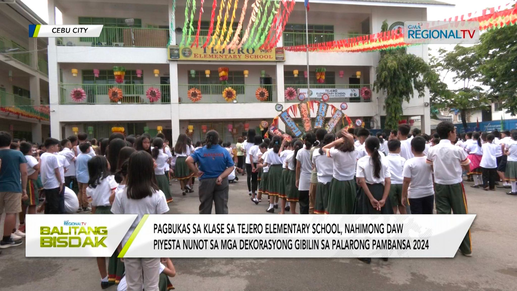 Pagbukas sa klase sa Tejero Elementary School, mabulokon