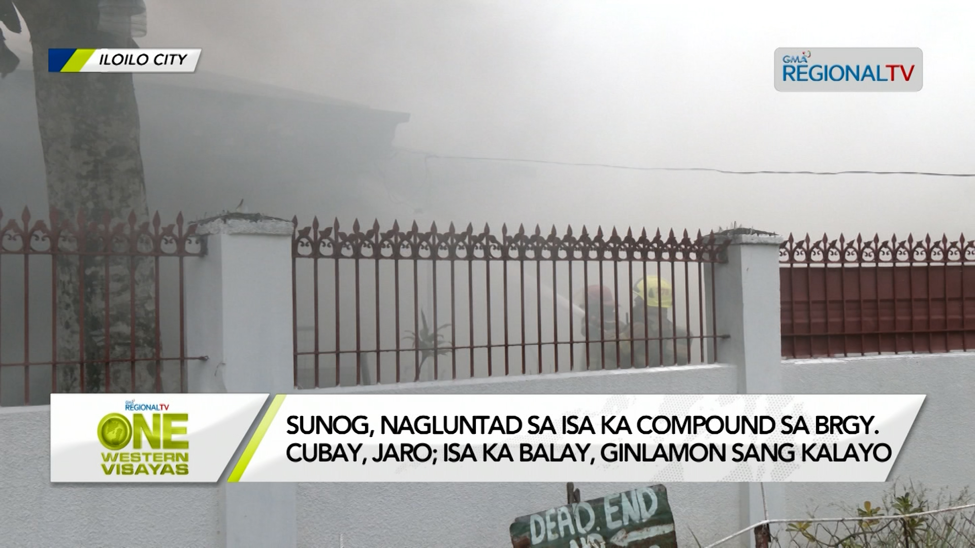 Sunog, nagluntad sa isa ka compound sa Brgy. Cubay, Jaro; isa ka balay, nasunog