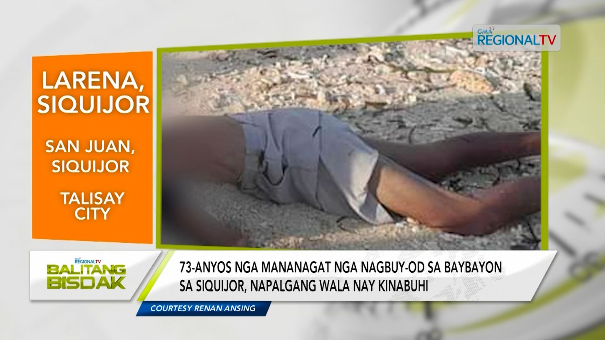 Ronda Balita| Lalaki, napalgang patay sa Larena, Siquijor