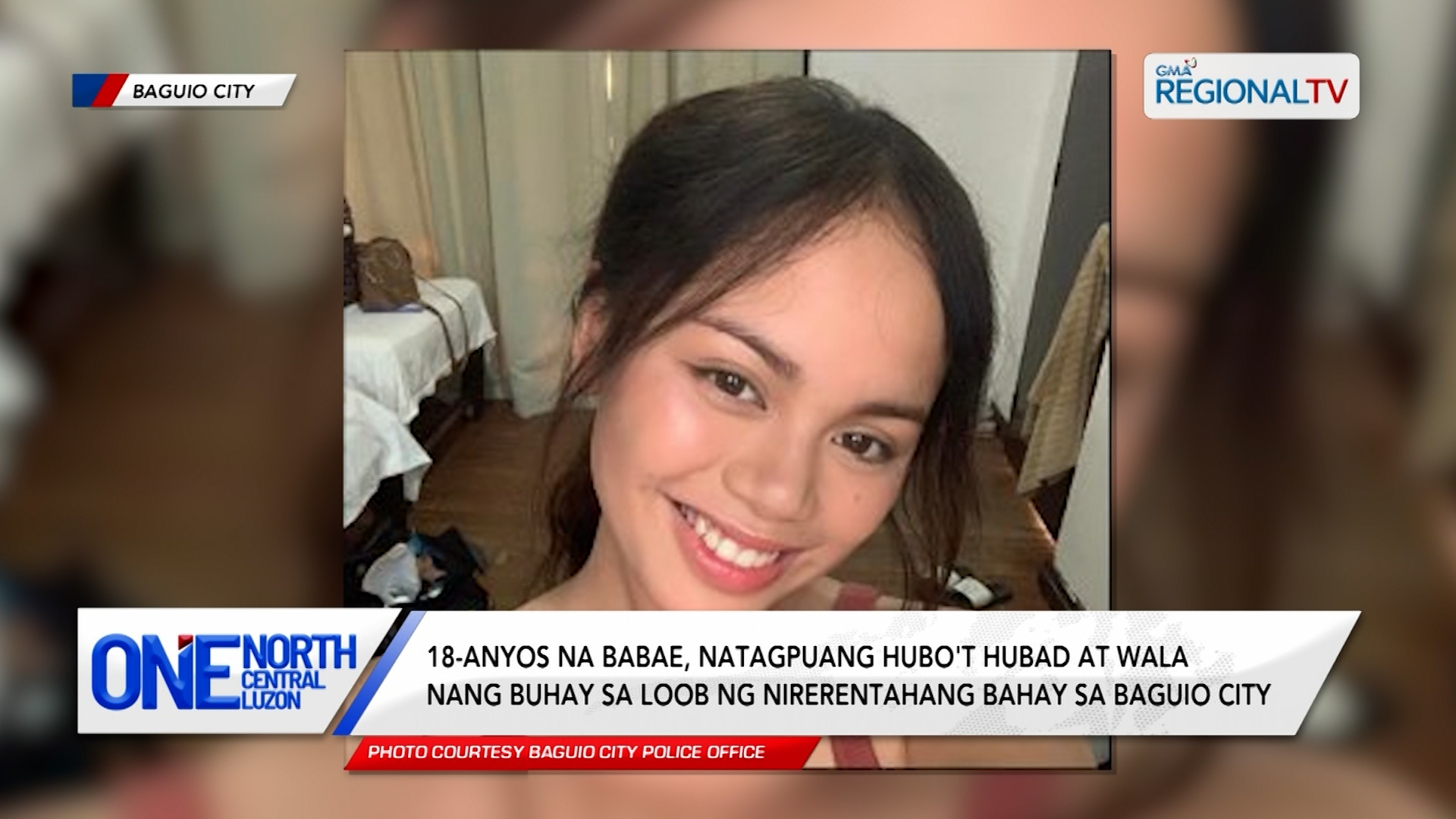 18-anyos na babae, natagpuang hubo't hubad at wala nang buhay sa Baguio