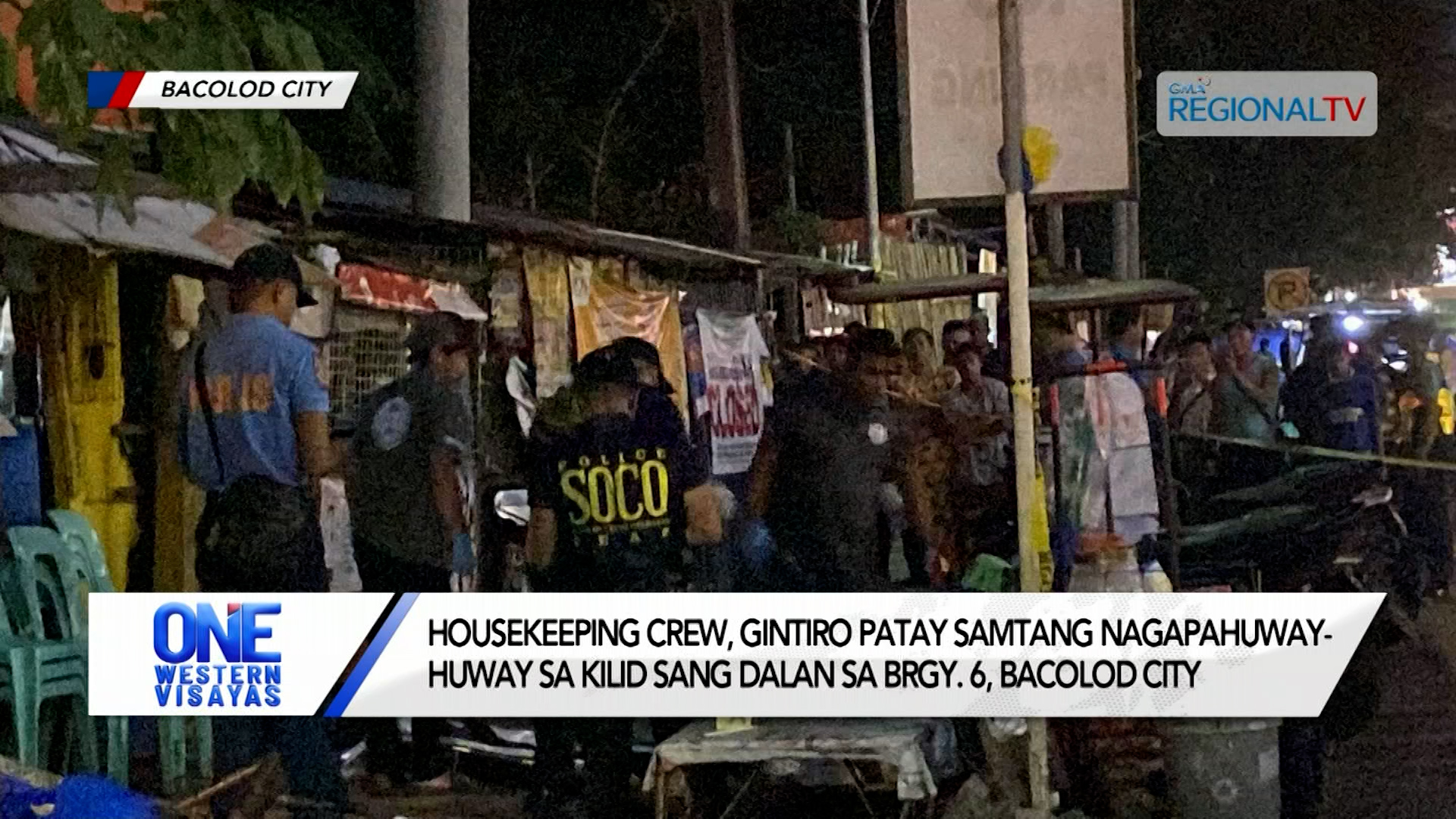 Housekeeping crew, gintiro patay sa kilid sang dalan sa Brgy. 6, Bacolod City