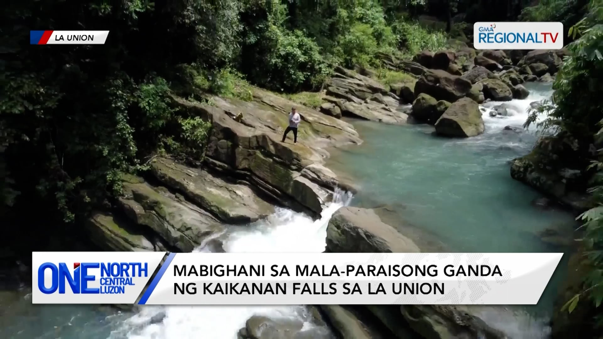 Mabighani sa mala-paraisong ganda ng Kaikanan Falls sa La Union