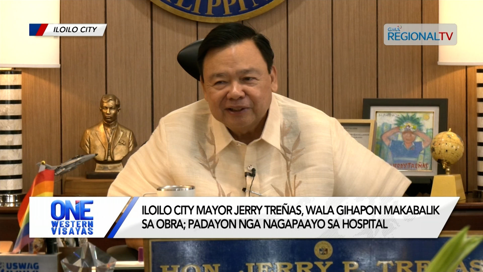 Iloilo City Mayor Jerry Treñas magapaidalum sa isa pa ka operasyon sa Nobyembre