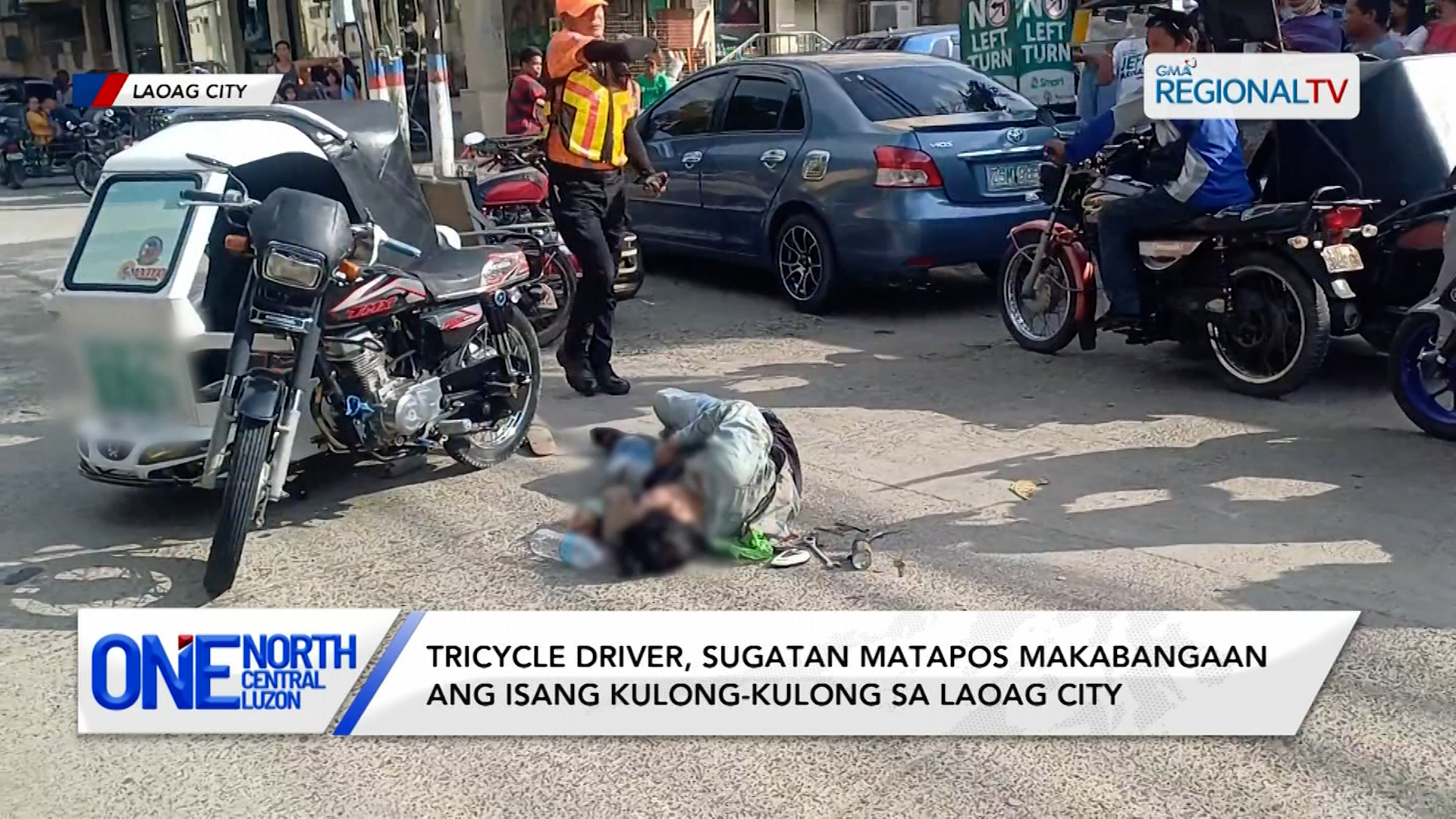 Tricycle driver, sugatan matapos makabanggaan ang isang kulong-kulong