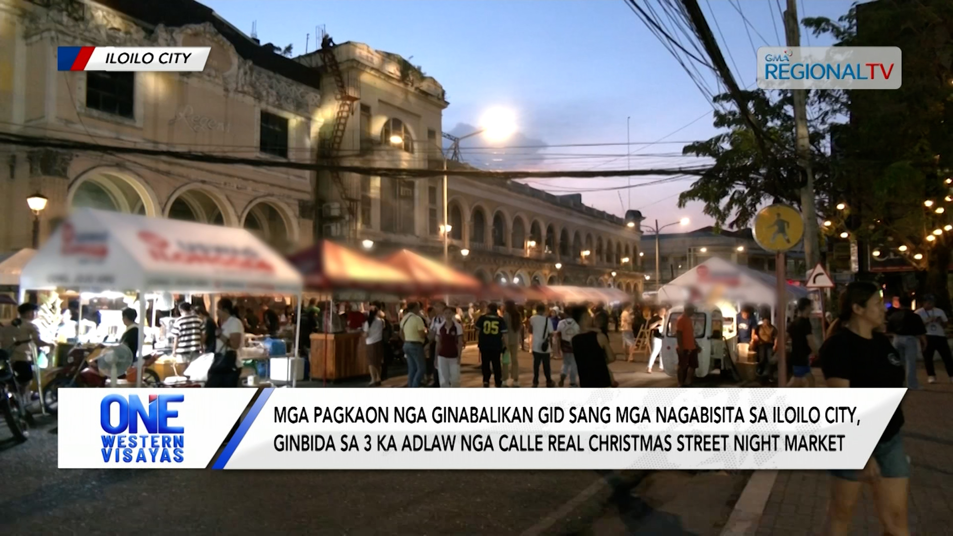 Mga pagkaon nga ginabalikan sa Iloilo City, bida sa Calle Real night market