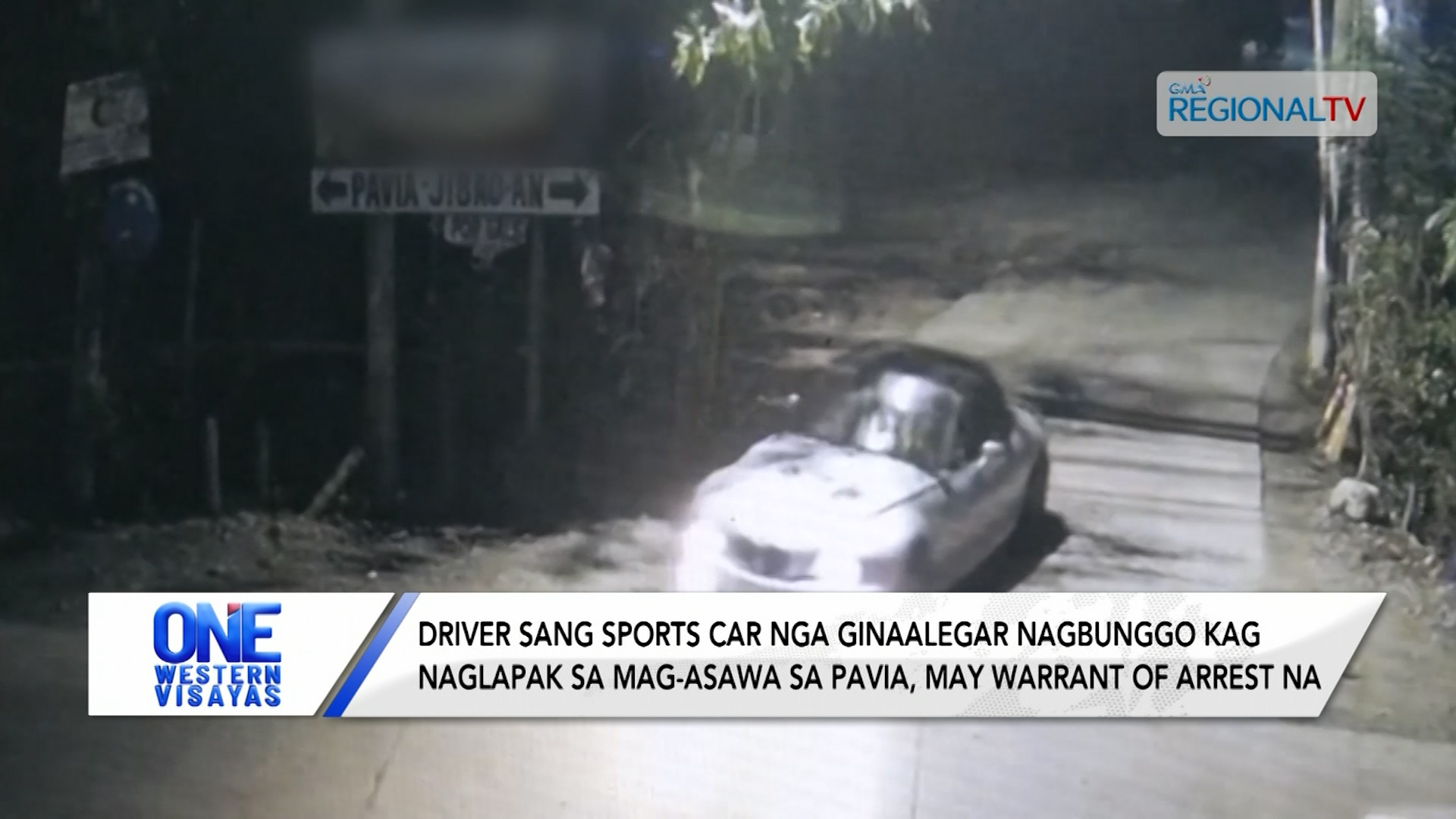 Warrant of arrest sa Driver nga ginaalegar nagbunggo sa mag-asawa sa Pavia