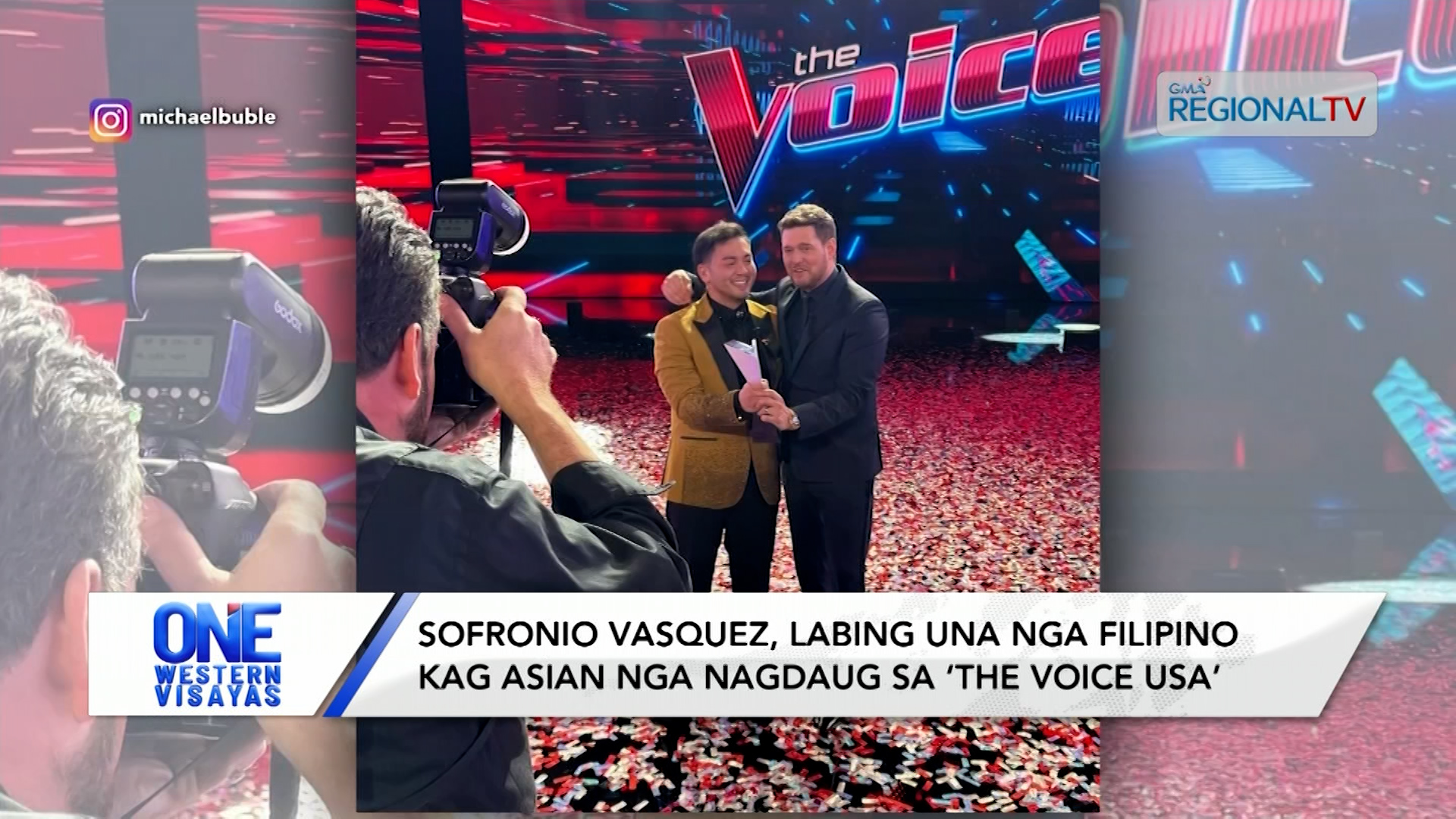 Sofronio Vasquez, first Filipino kag Asian nga nagdaug sa ‘The Voice USA’