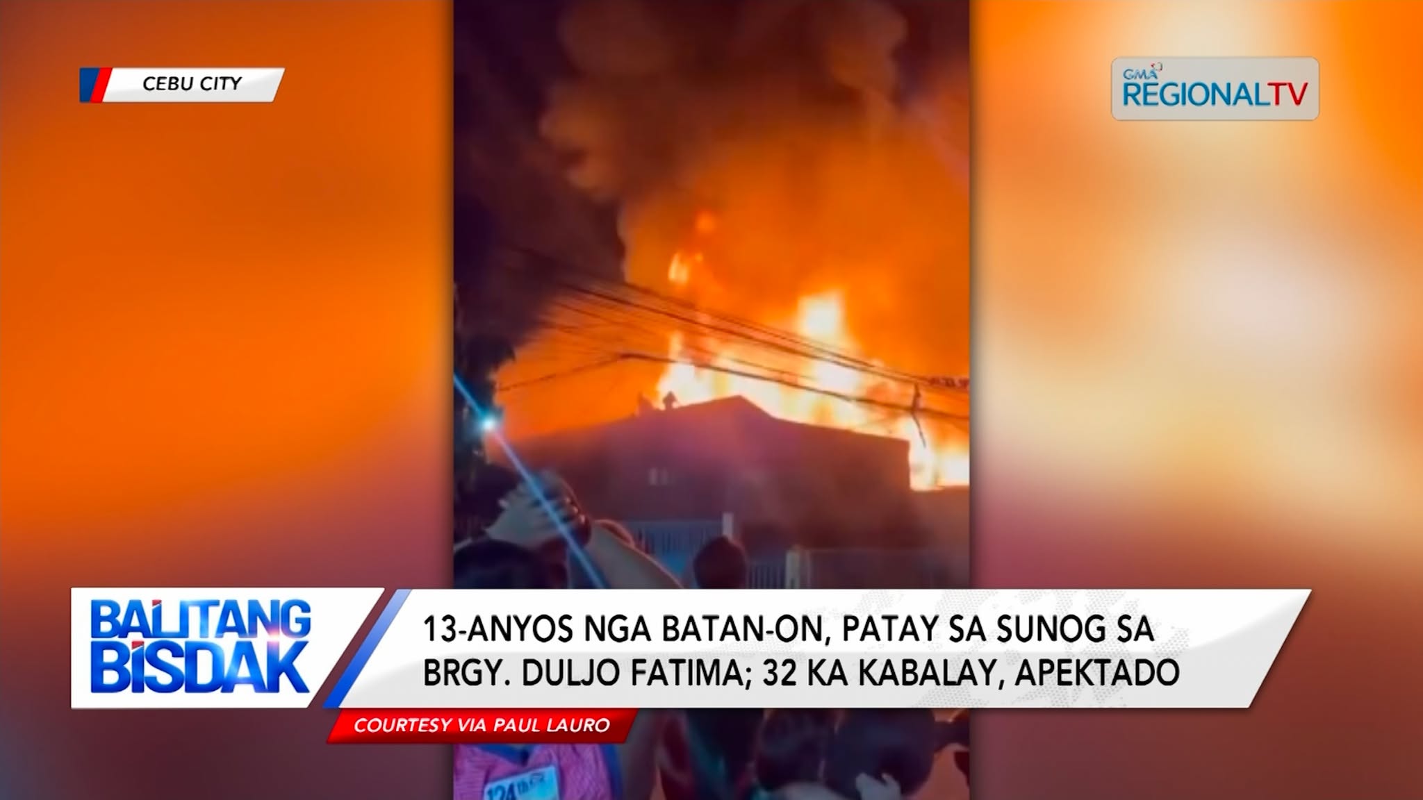 13-anyos nga batan-on, patay sa sunog sa Brgy. Duljo Fatima; 32 ka balay, apektado