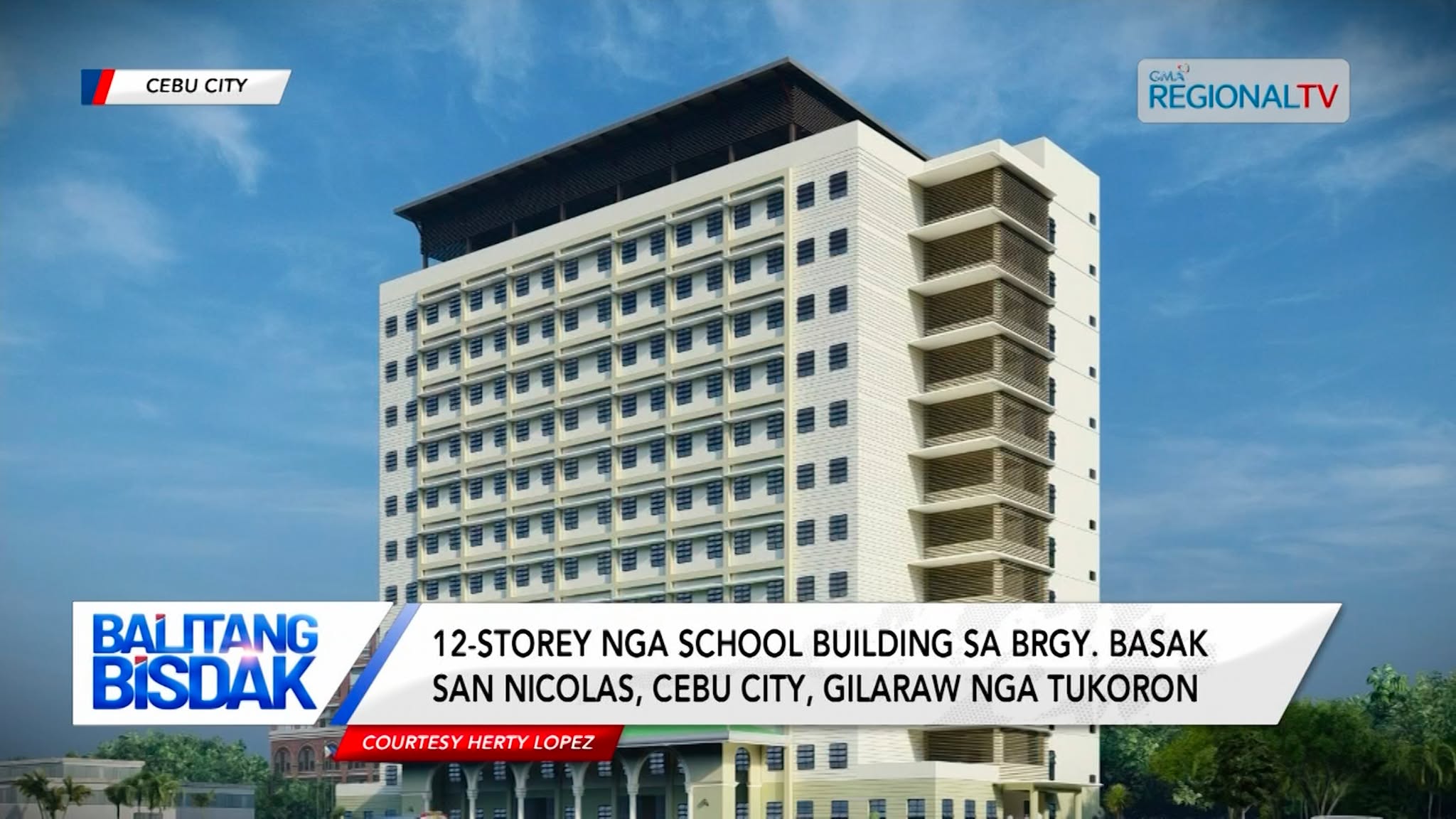 12-storey nga school building sa Brgy. Basak San Nicolas, gilaraw nga tukoron