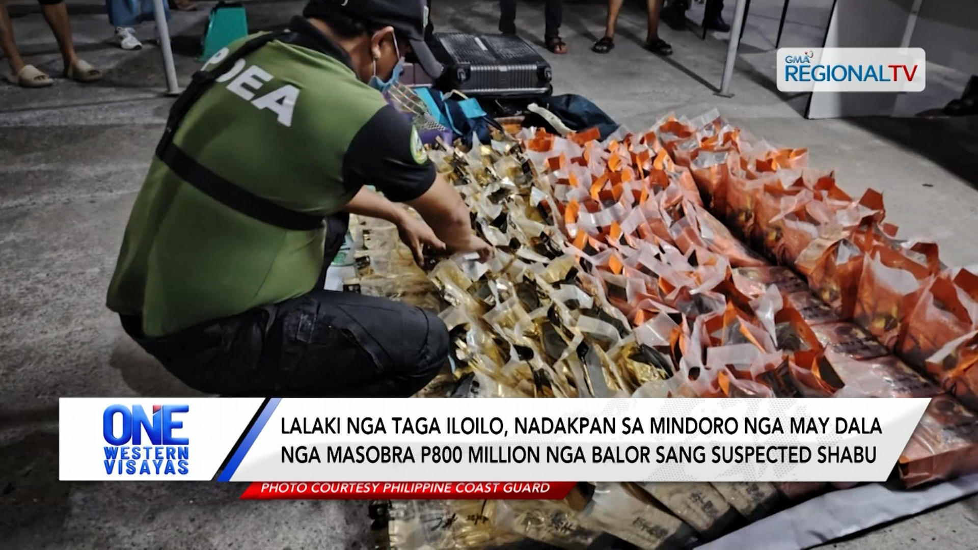 P800 million nga balor sang suspected shabu sa nakuha sa taga Iloilo sa Mindoro