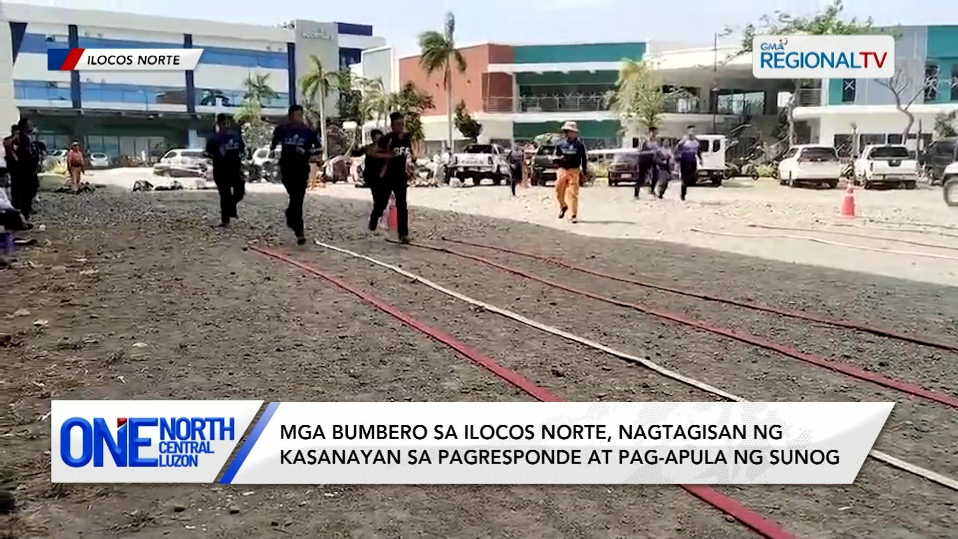 Mga bumbero sa Ilocos Norte, nagtagisan ng kasanayan