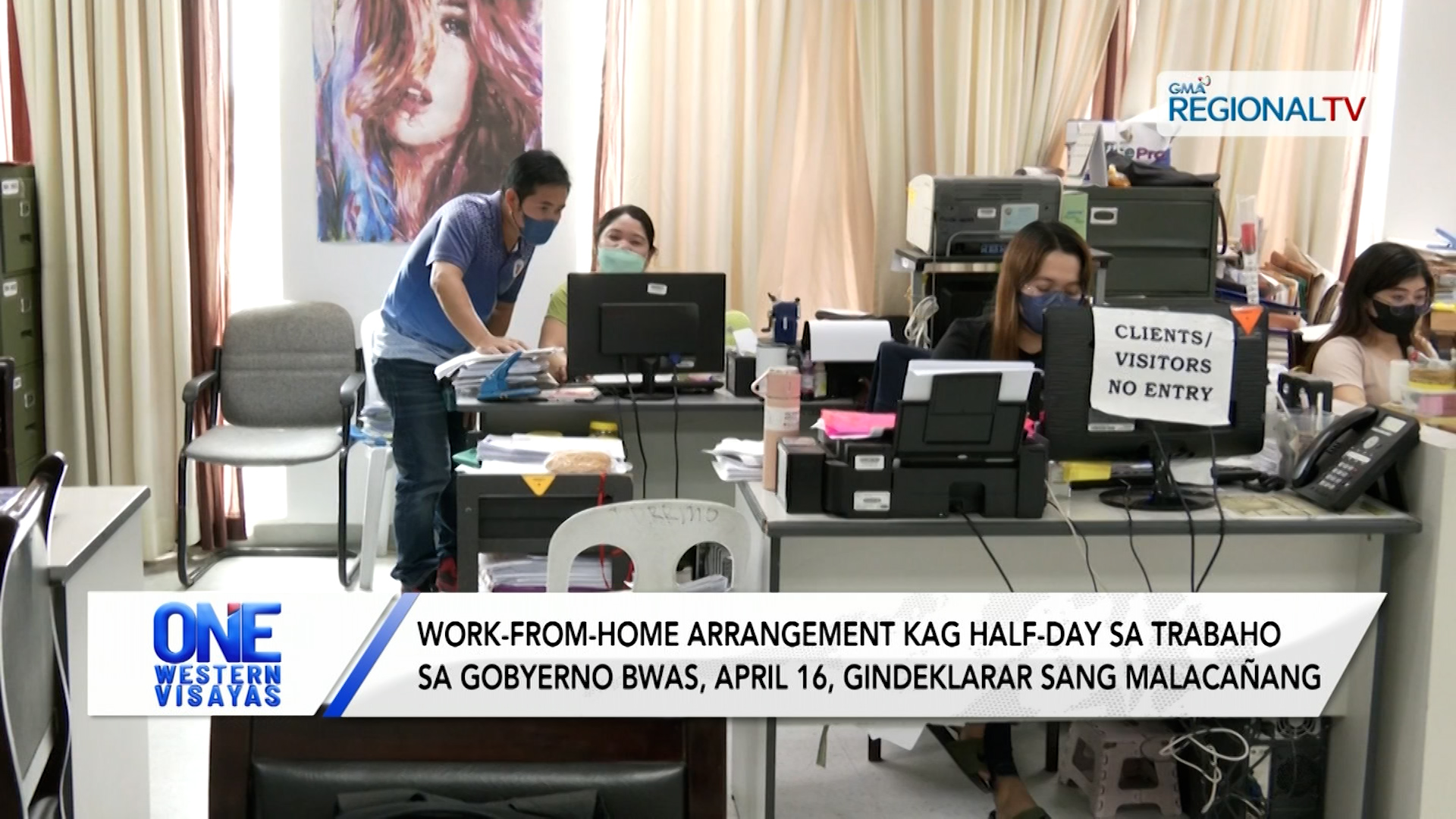 Half-day sa trabaho sa gobyerno bwas, April 16, gindeklarar sang Malacañang