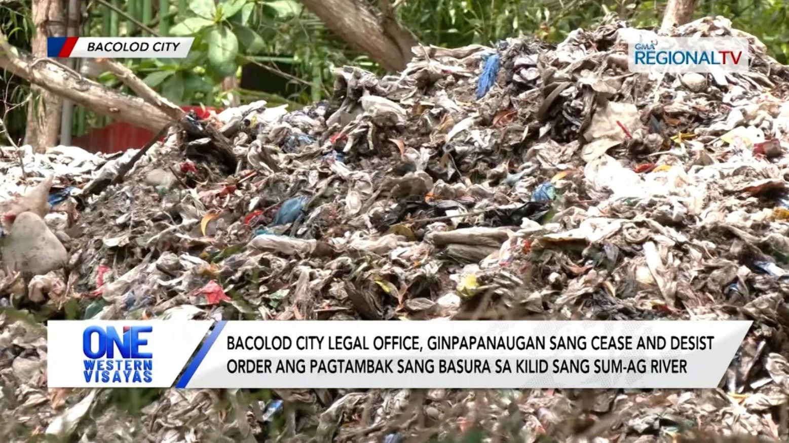 Bacolod City LGU, ginpauntat ang pagtambak basura sa kilid sang Sum-ag River