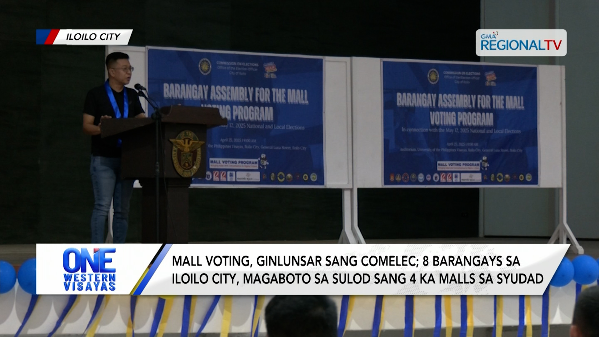 Mall voting, ginlunsar sang COMELEC; 8 barangays sa Iloilo City, magaboto
