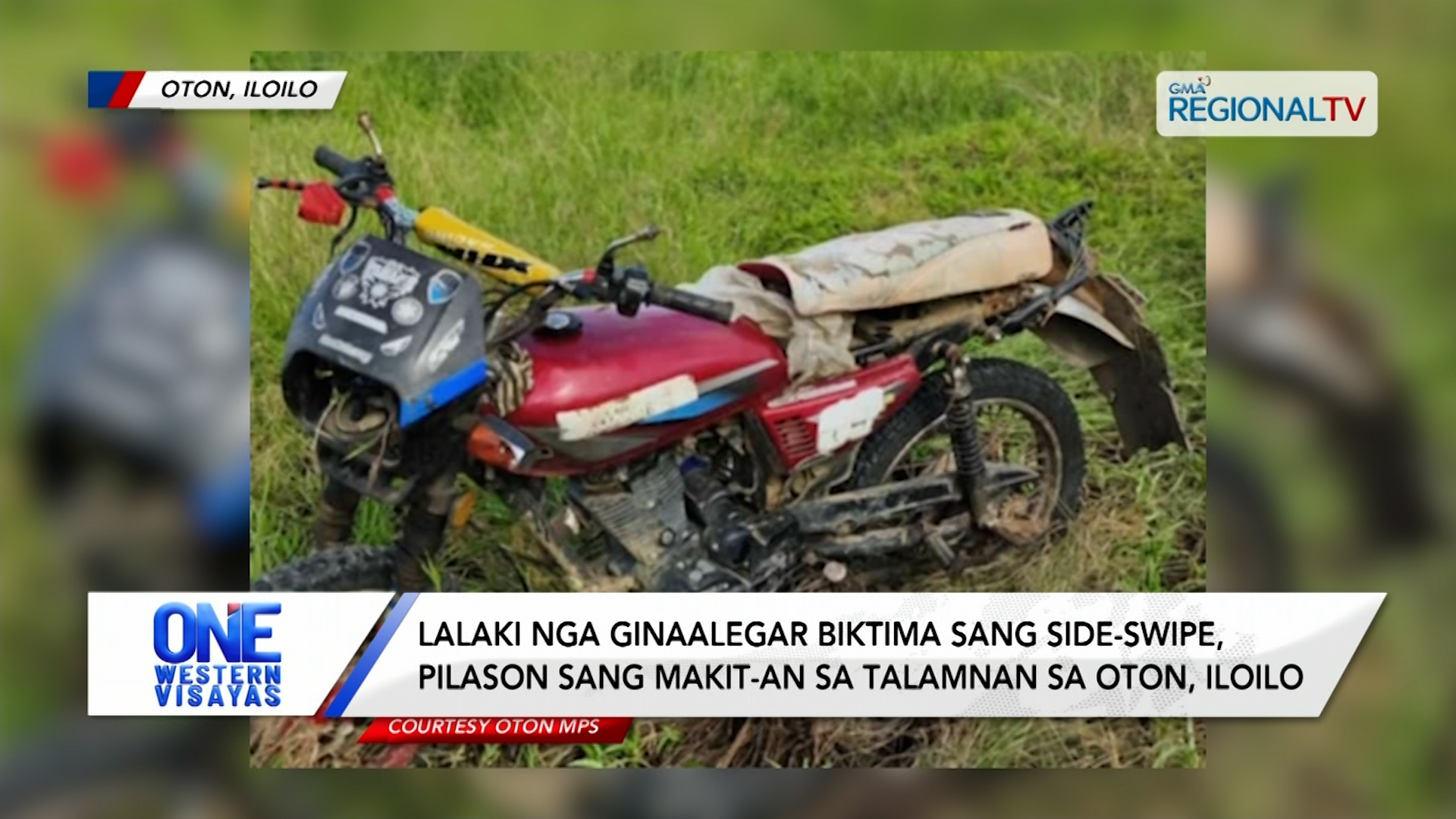 Lalaki nag-alegar nga na-side-swipe, pilason sang makit-an sa talamnan sa Oton
