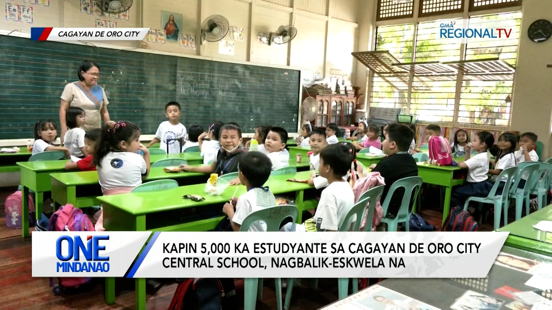 Kapin 5,000 estudyante sa Cagayan de Oro City Central School, nagbalik-eskwela