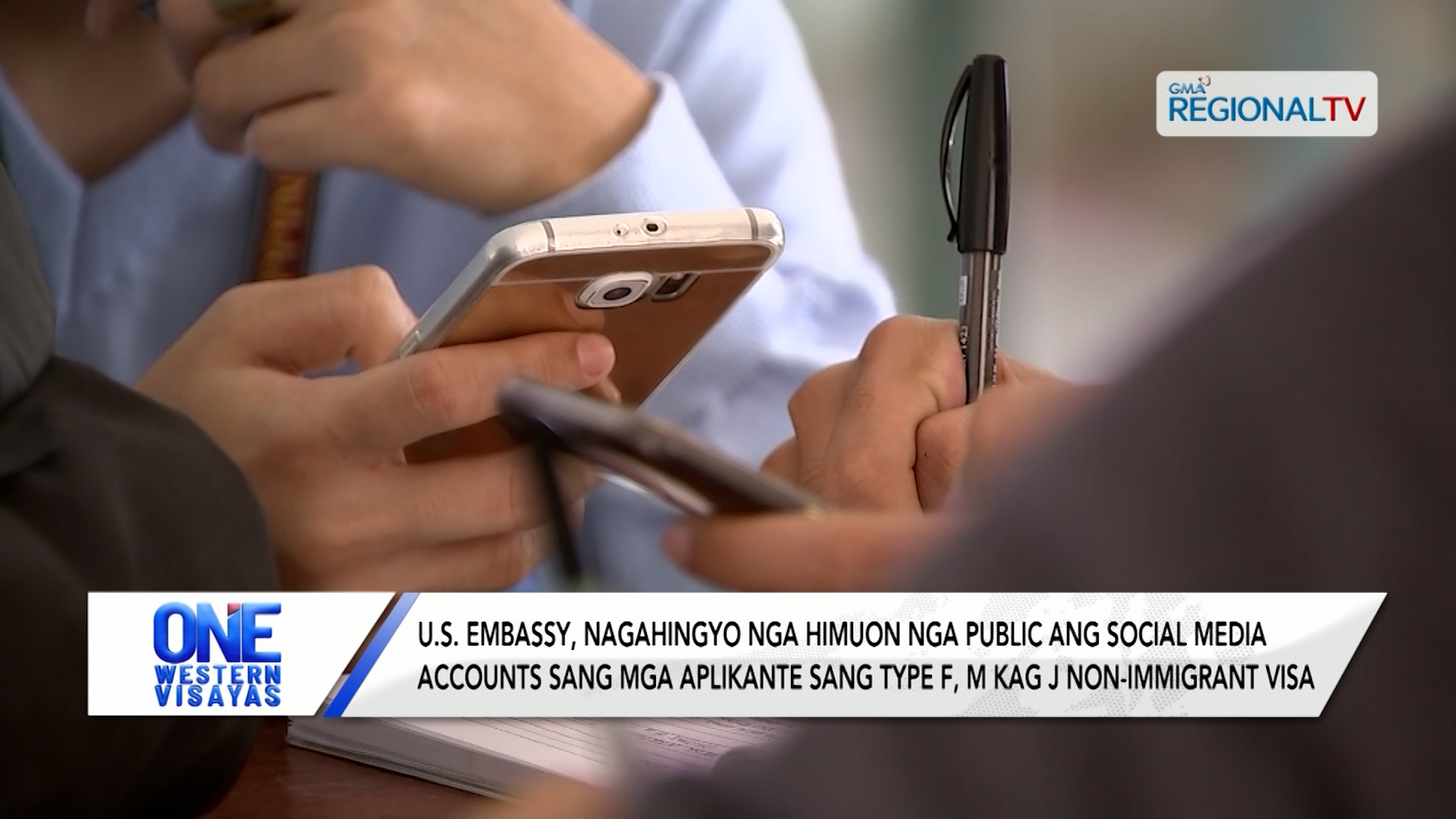 Himuon public ang social media accounts sang aplikante sang non-immigrant visa