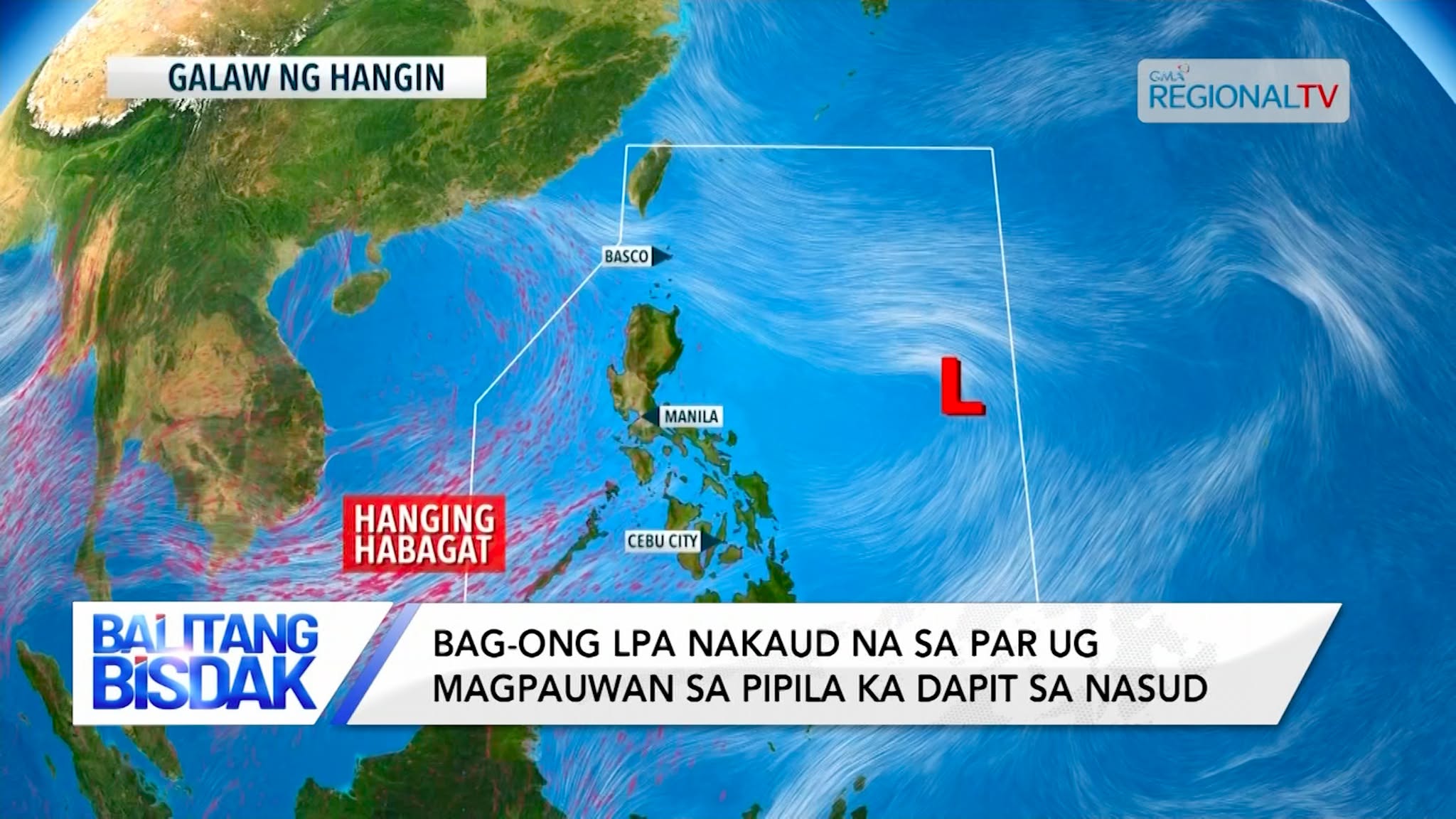 Bag-ong LPA Nakasulod na sa PAR
