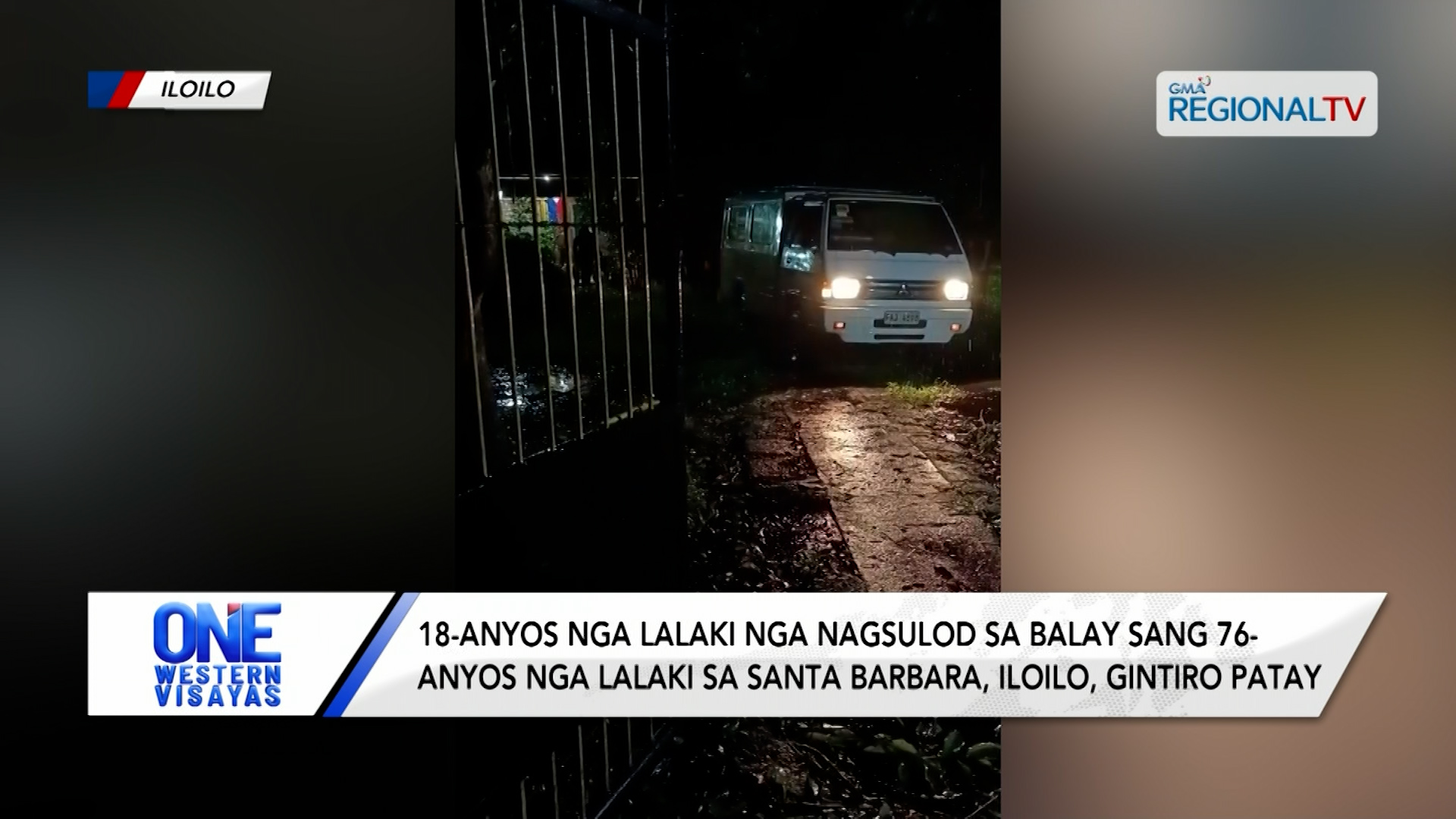 18-anyos nga lalaki nga nagsulod sa balay sa Santa Barbara, Iloilo, natiruhan | One Western Visayas