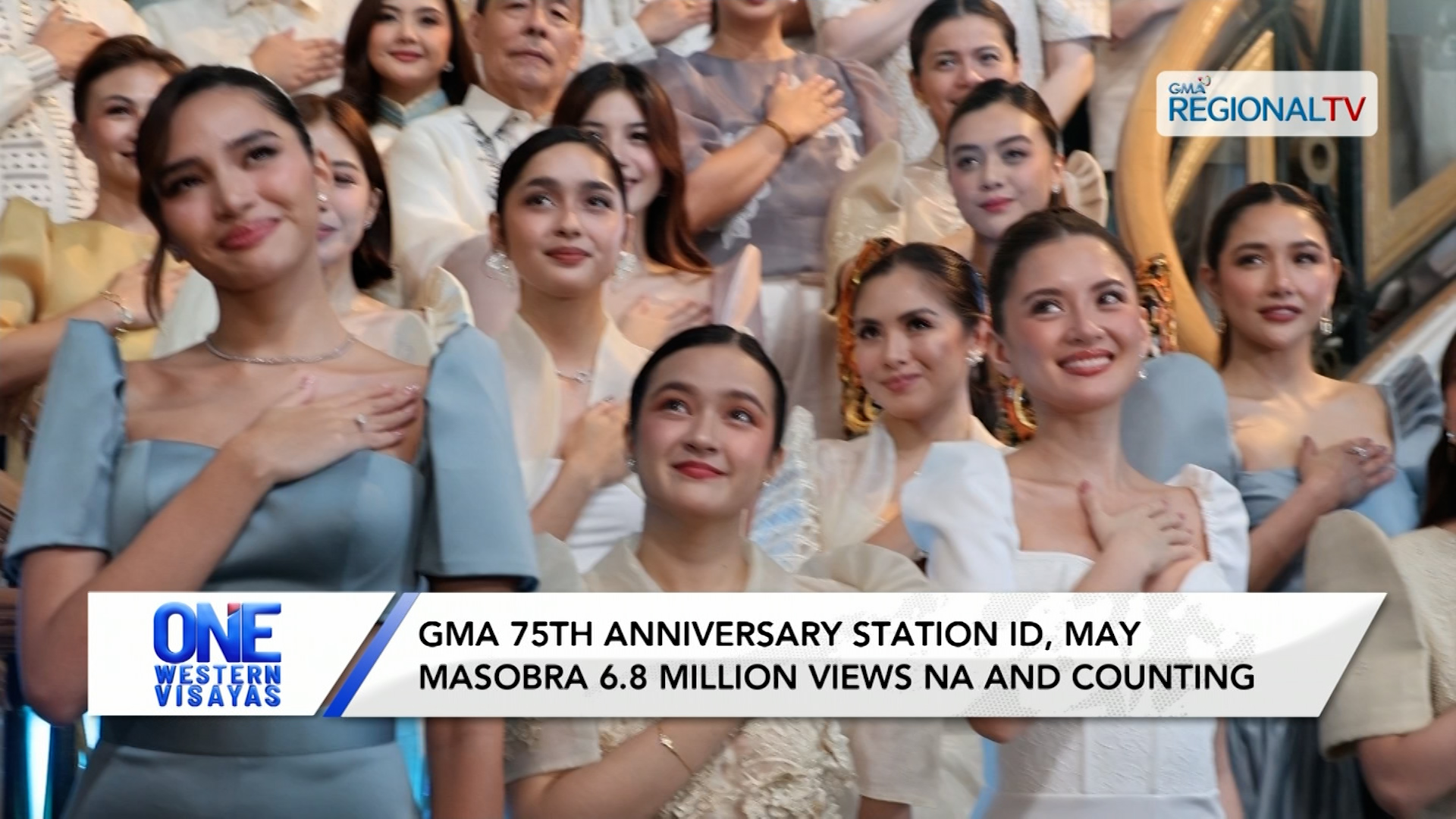 GMA 75TH anniversary station ID, may masobra 6.8 million views na and counting | One Western Visayas