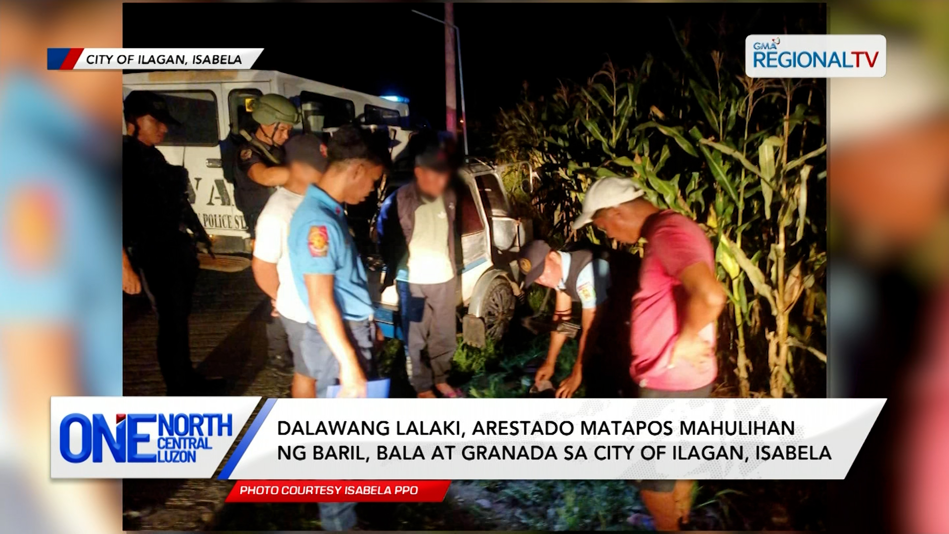 2 lalaki, arestado matapos mahulihan ng baril, bala at granada sa Isabela | One North Central Luzon