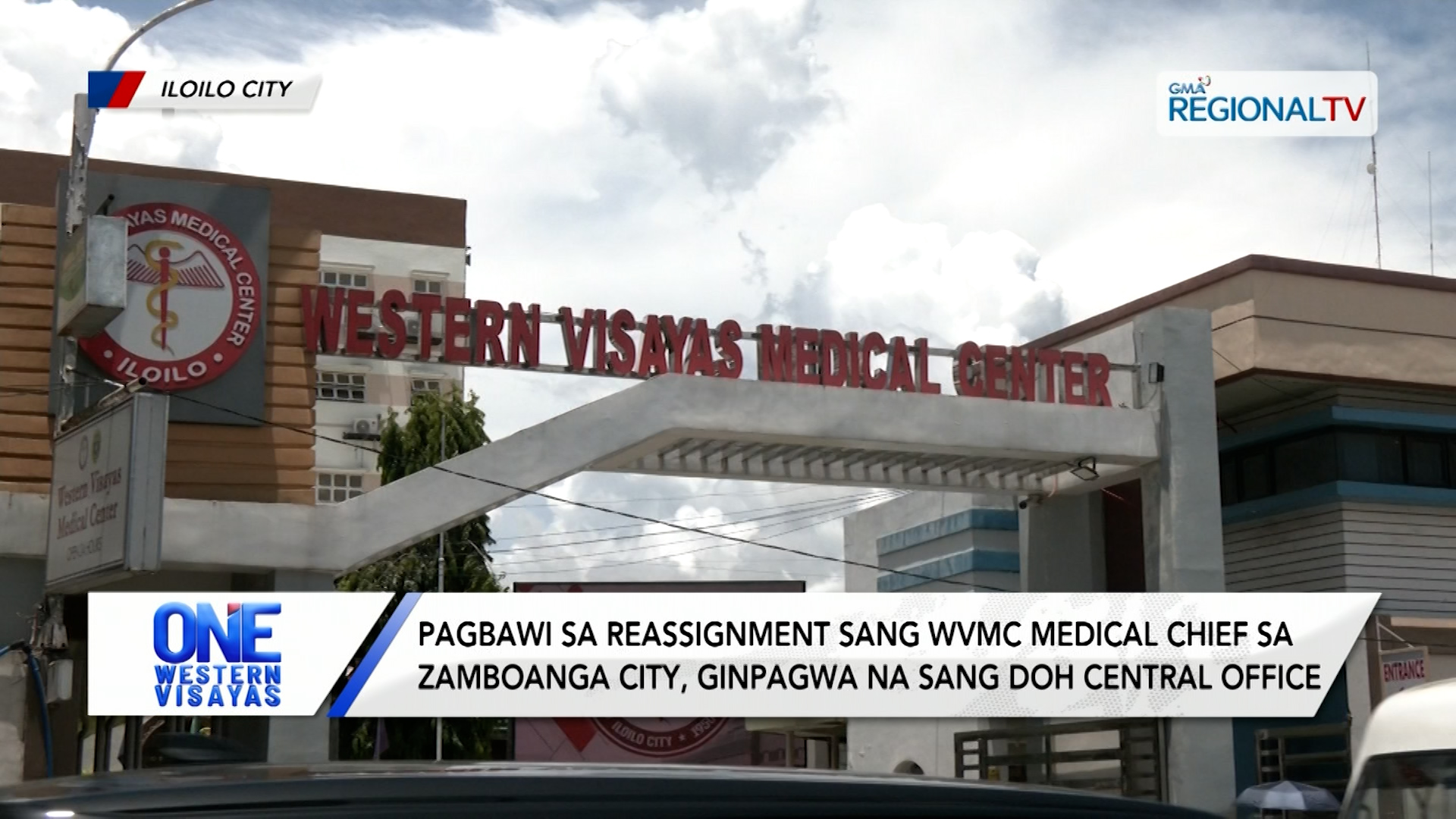 Pagbawi sa reassignment sang WVMC medical chief, ginpagwa na sang DOH | One Western Visayas