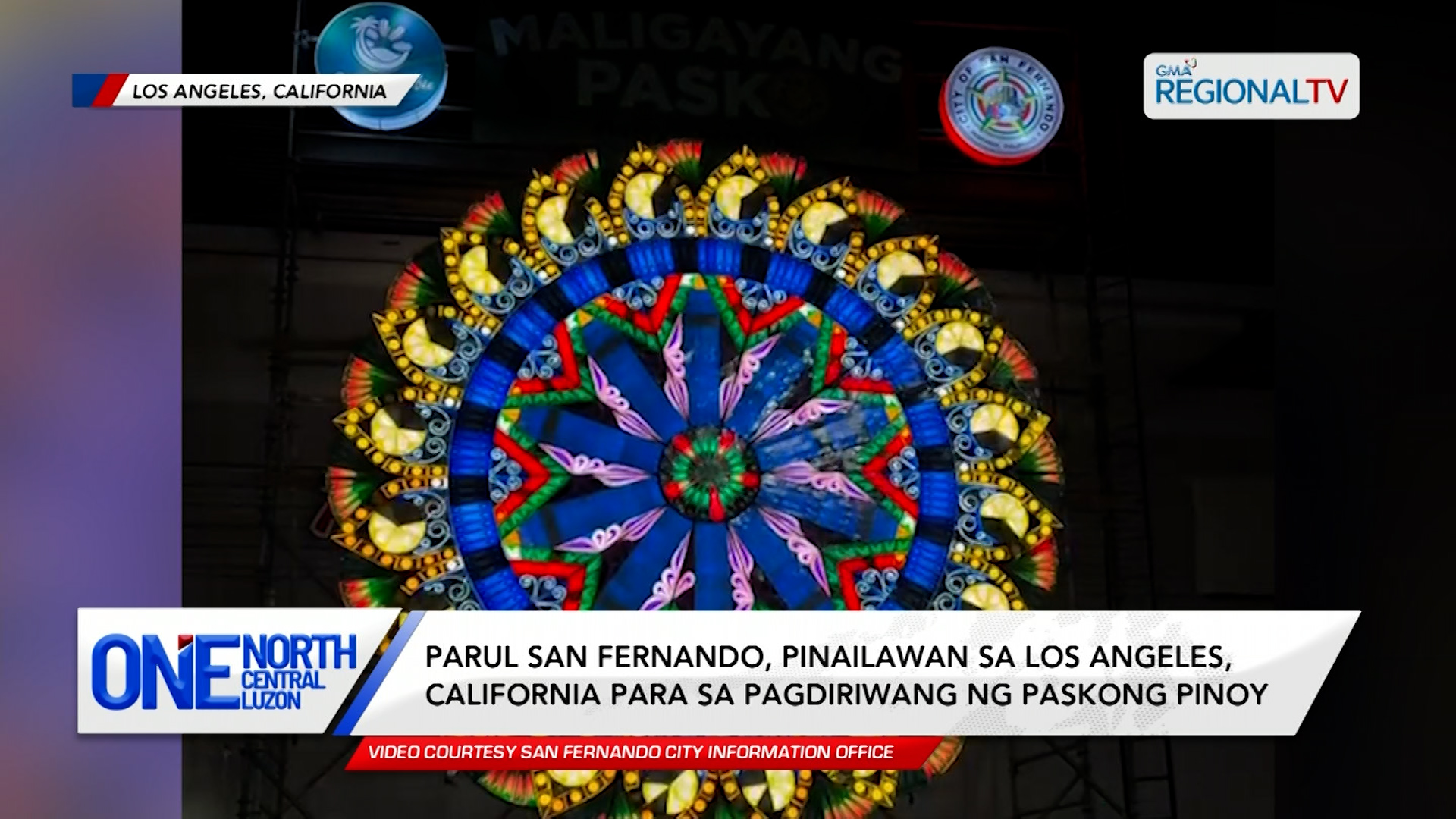 Parul San Fernando, pinailawan sa Los Angeles, California | One North Central Luzon