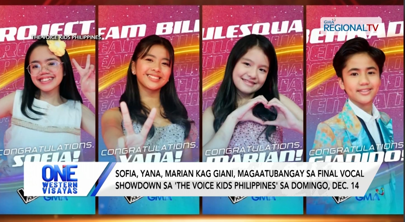 Final vocal showdown sa 'The Voice Kids Philippines' sa Domingo, Dec. 14 | One Western Visayas