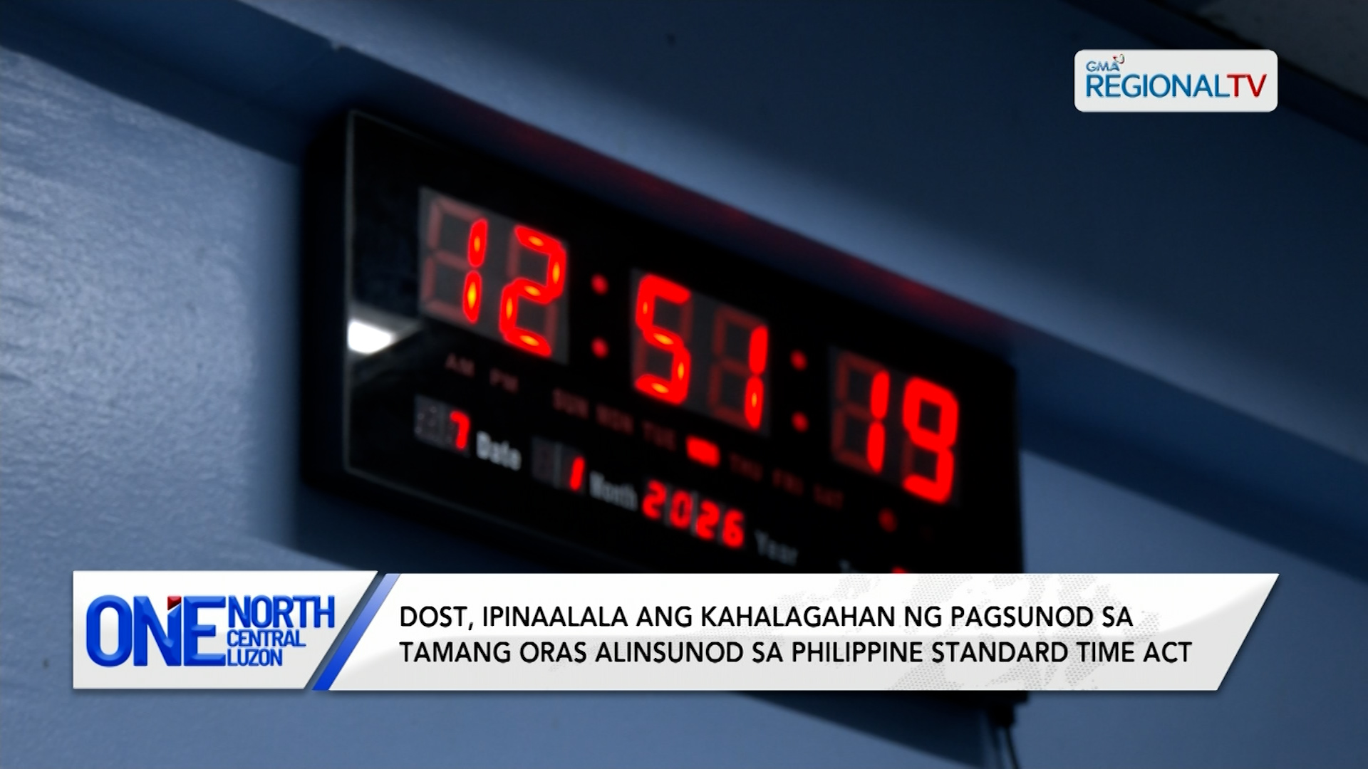 Awtoridad, ipinaalala ang kahalagahan ng pagsunod sa tamang oras | One North Central Luzon