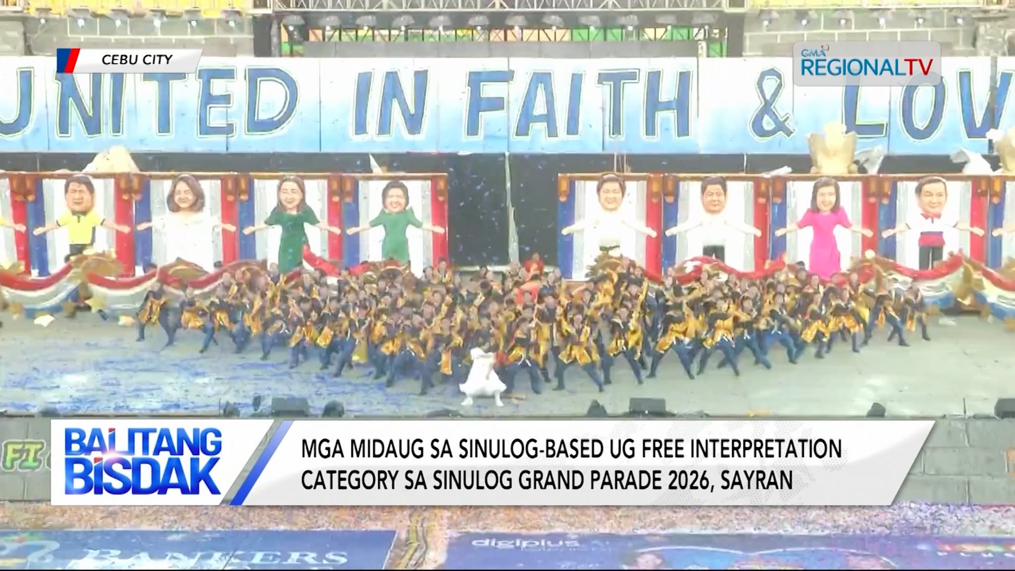 Mga Midaog sa S.B. ug F.I. Category sa Sinulog Grand Parade 2026, Sayran | Balitang Bisdak