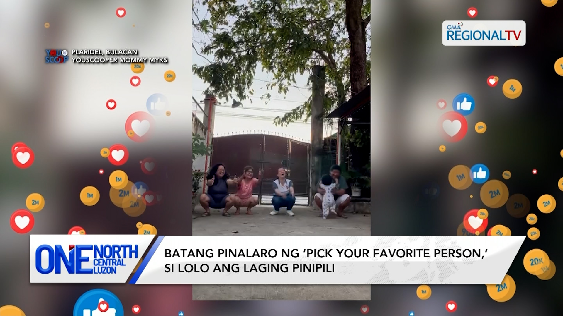 Batang pinalaro ng ‘pick your favorite person,’ si lolo ang pinipili | One North Central Luzon