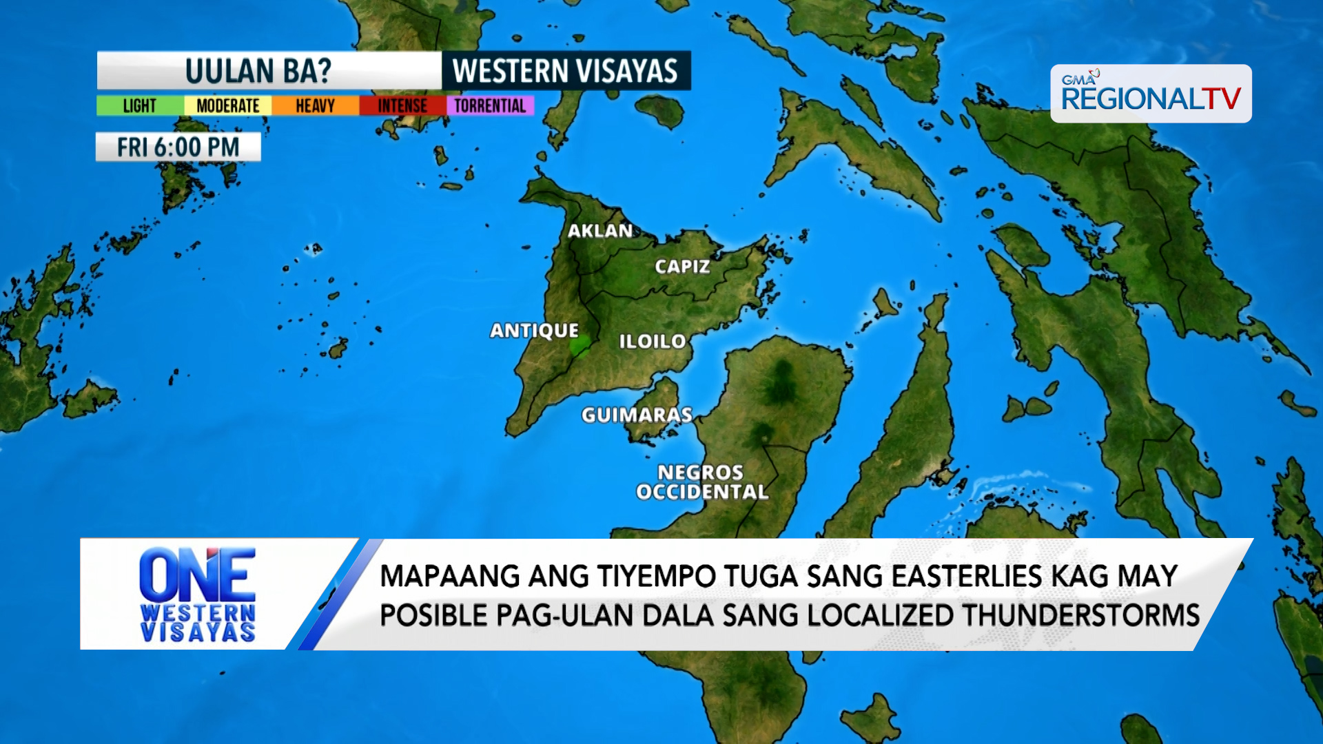 Mapaang ang tiyempo tuga sang easterlies kag may posible pag-ulan | One Western Visayas