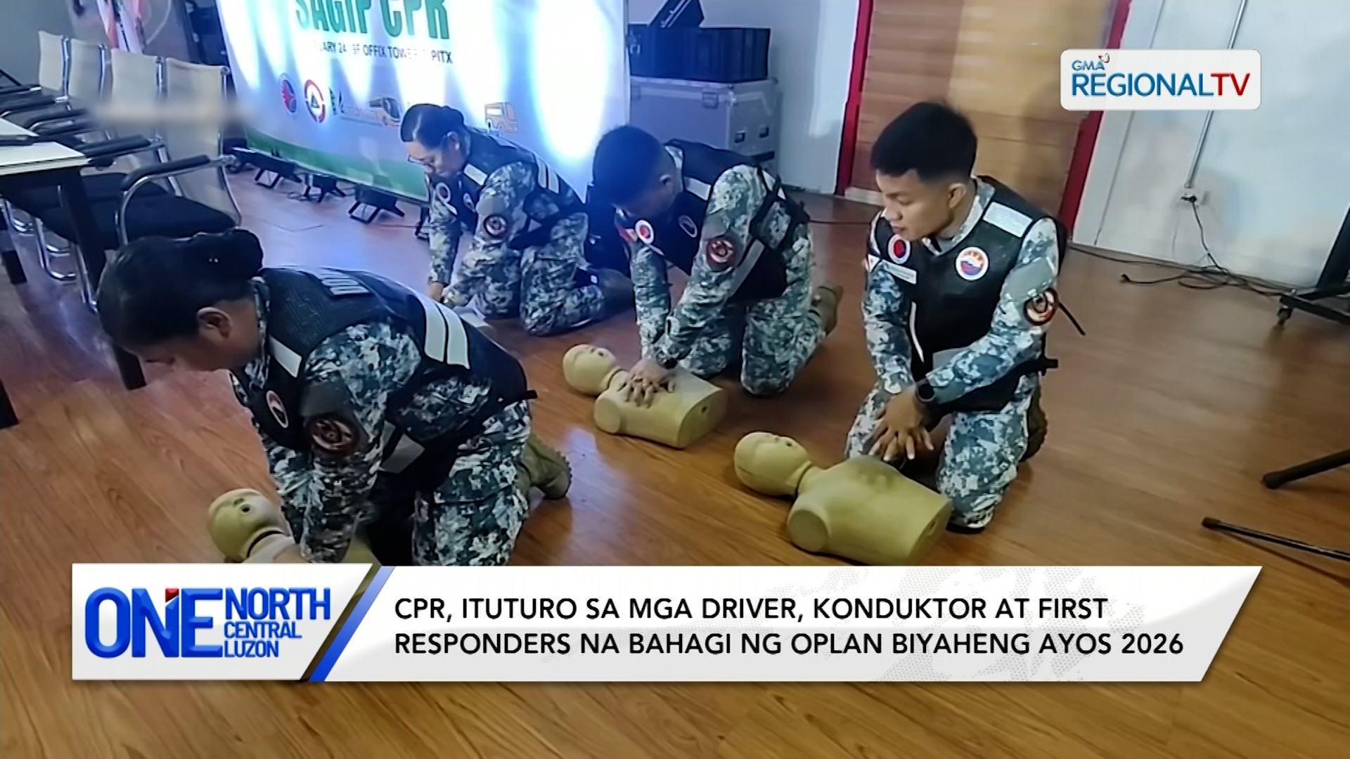 CPR, ituturo sa mga driver, konduktor at first responders | One North Central Luzon