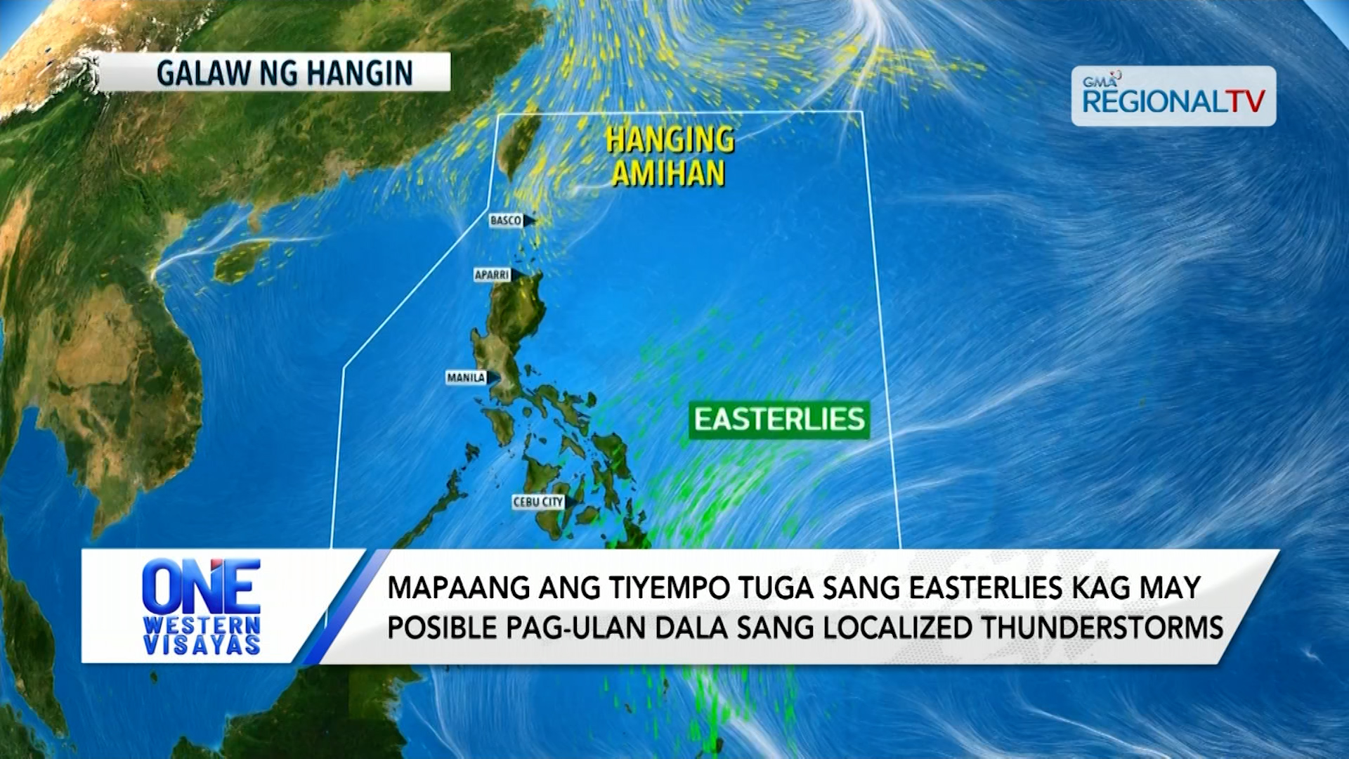 Easterlies, padayon nga nagadala sang mapaang nga tiyempo | One Western Visayas